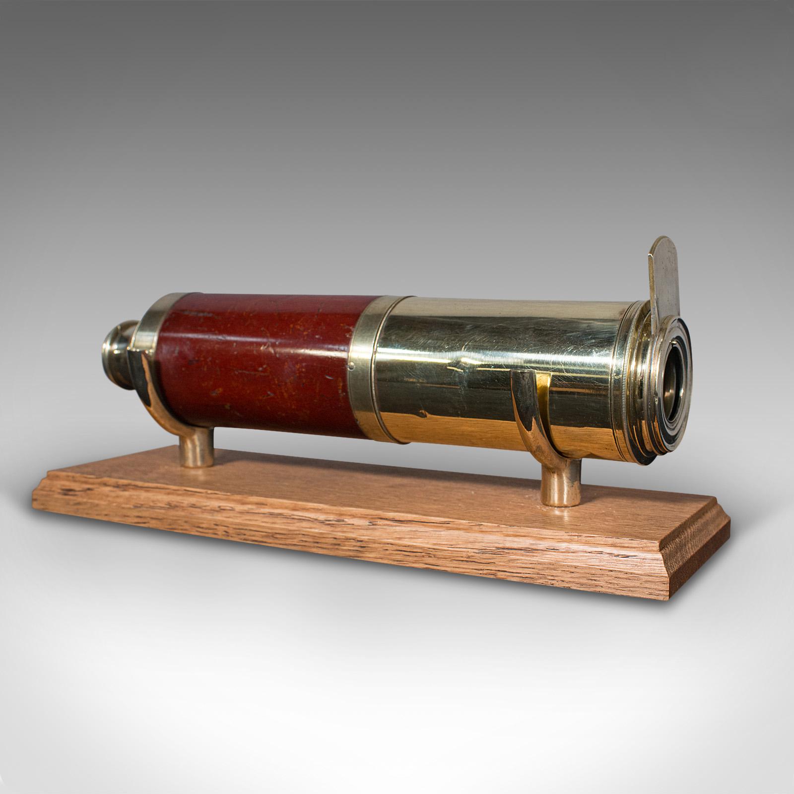 Antique 3 Draw Telescope, English, Terrestrial, Davis of London, Victorian, 1860 (1 of 10)