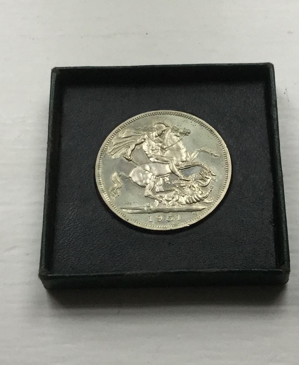 A Festival of Britain Crown Piece (1 of 2)