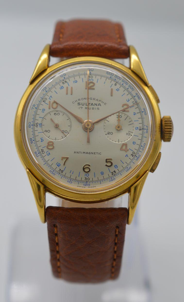 1960s Sultana Chronograph Wristwatch (1 of 7)