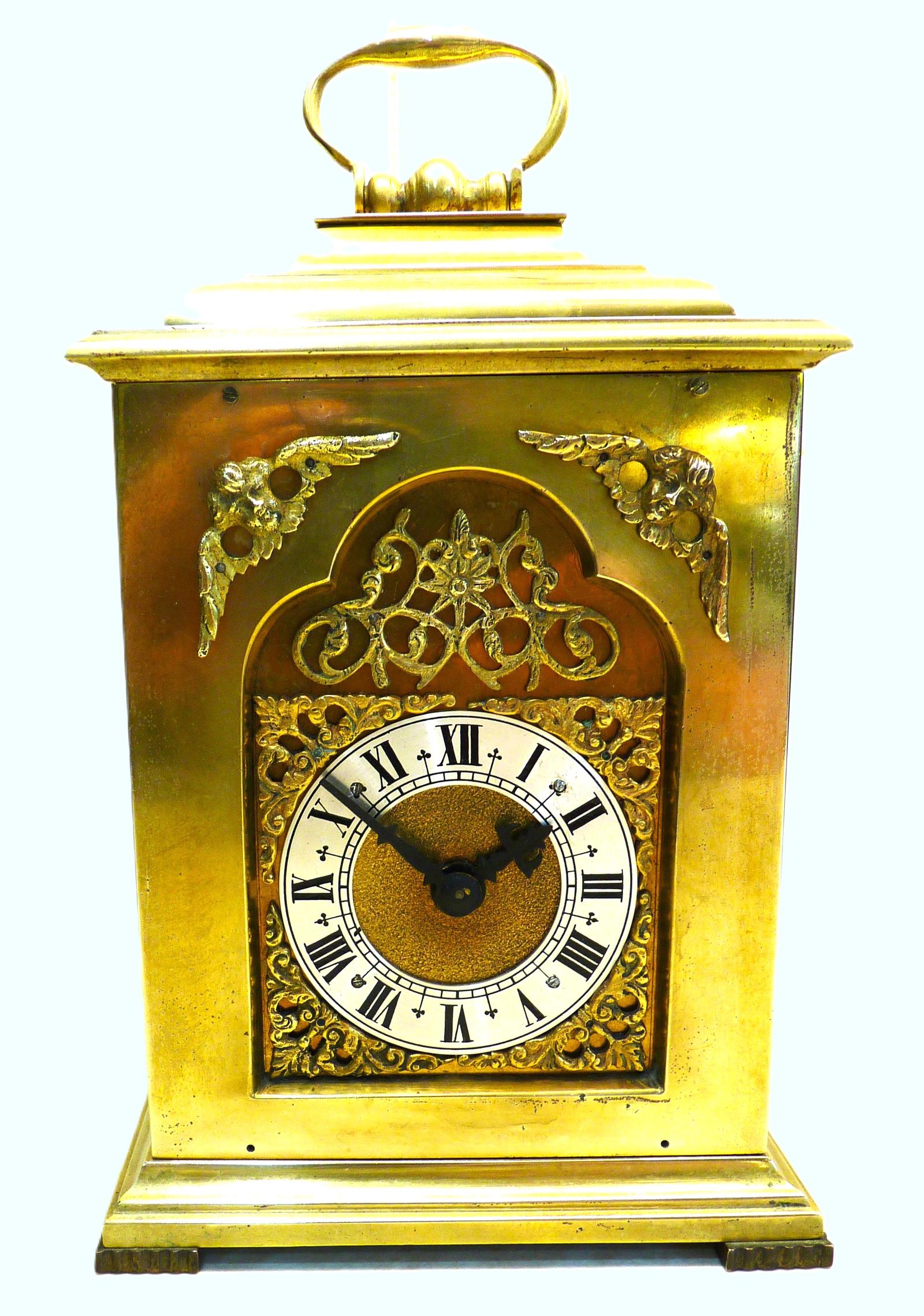 Scarce 1964 Solid Brass Bracket Timepiece, the “peckover” by Rotherham & Sons of Coventry (1 of 8)