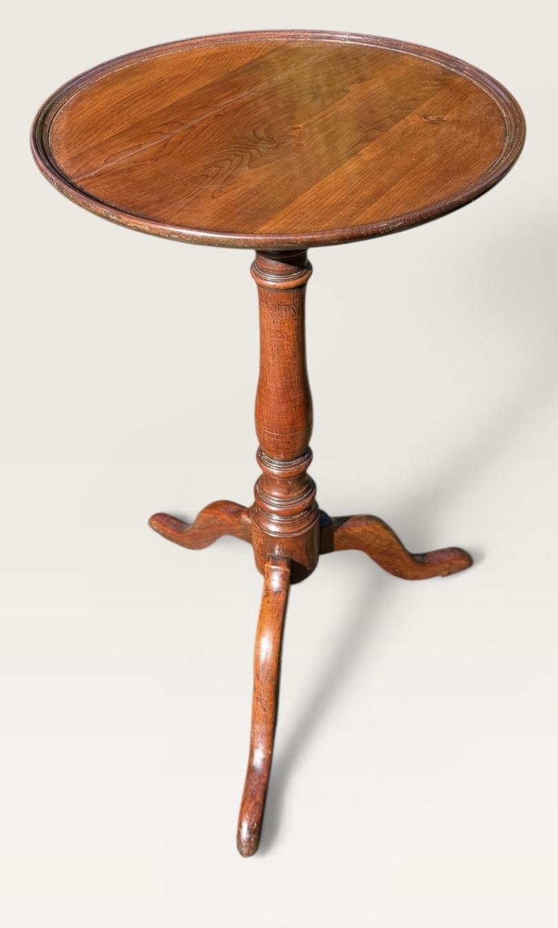 Yew Wood Candle Still or Wine Table (1 of 7) Yew Wood Candle Still or Wine Table (1 of 7)