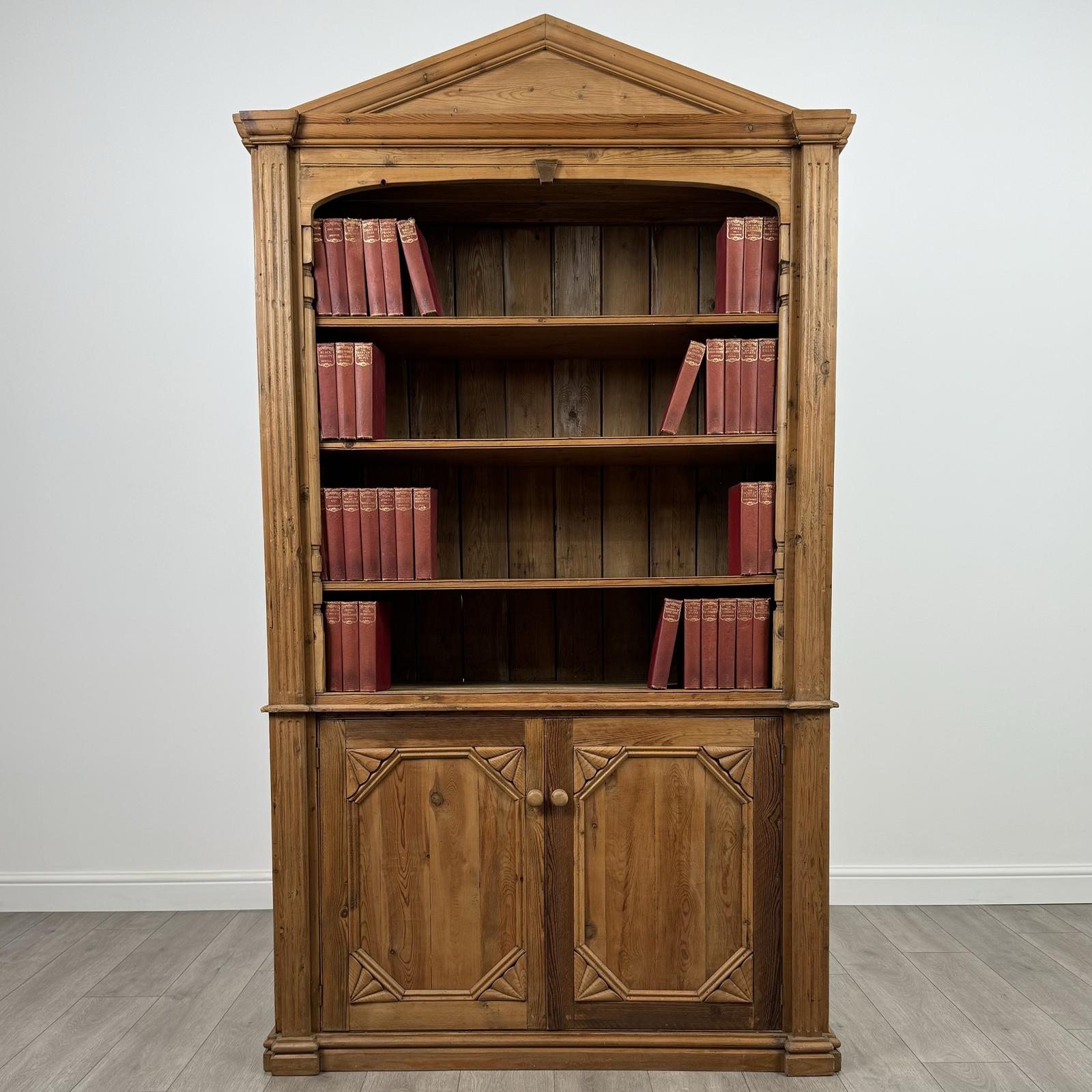 Vintage 20th Century Good Quality Pine Bookcase (1 of 10) Vintage 20th Century Good Quality Pine Bookcase (1 of 10)