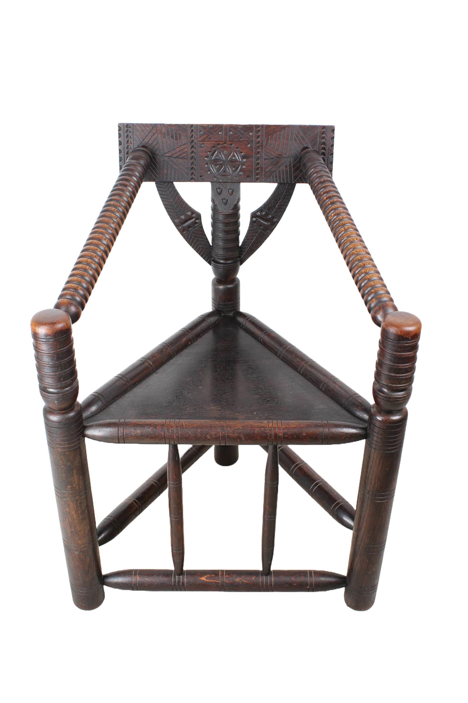 Antique Oak Turners Chair (1 of 13)