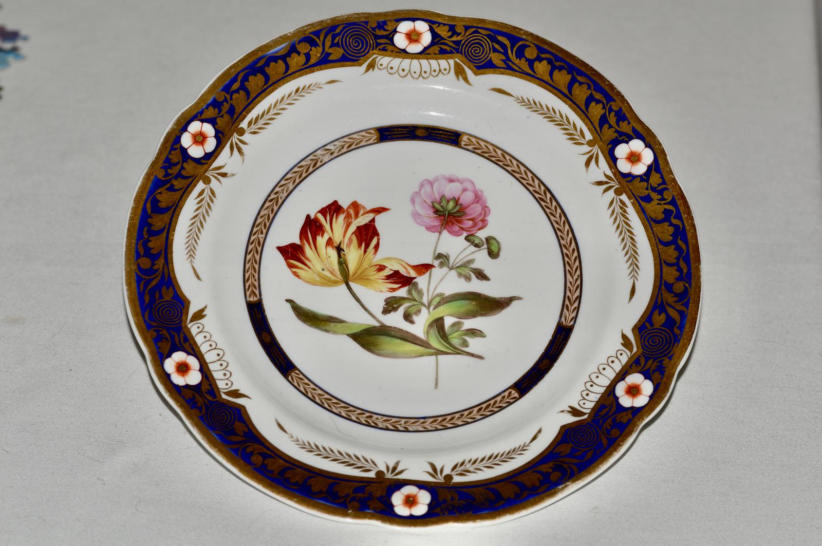 Spode Botanical Cabinet Plate, Early 19th Century, Pattern no 2789 (1 of 4)