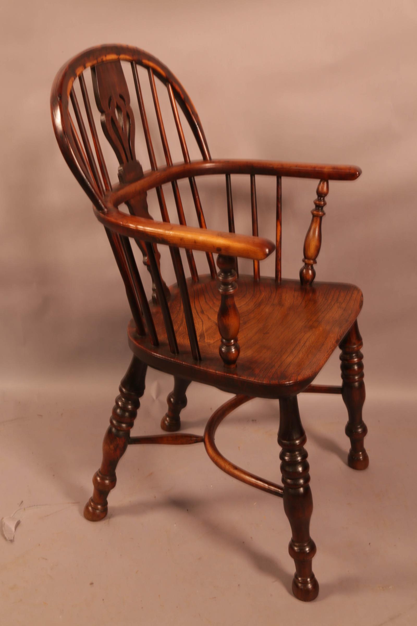 Good Worksop Yew Wood Windsor Chair Gabbitass (1 of 10)