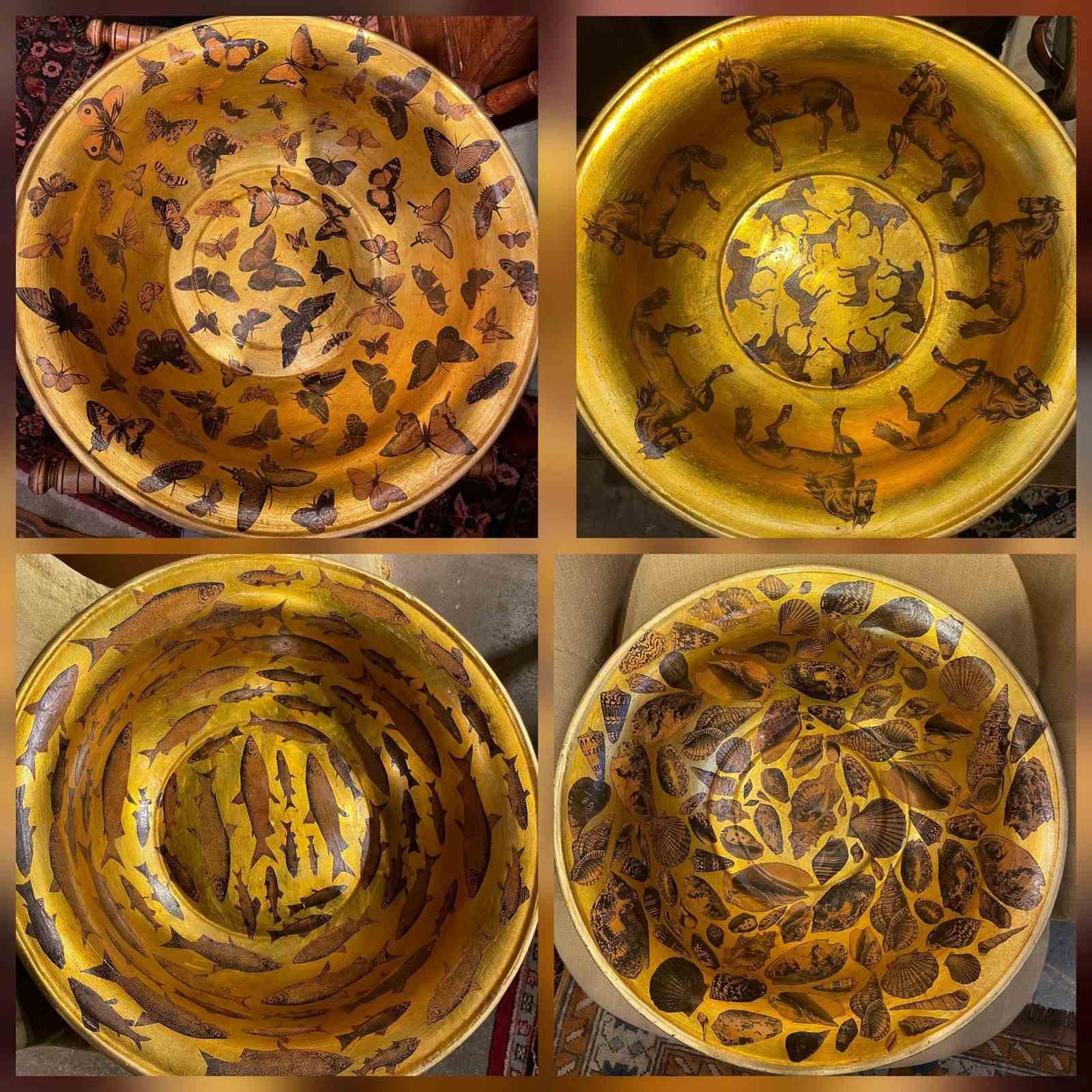 Decorated Vintage Washbowls (1 of 11)