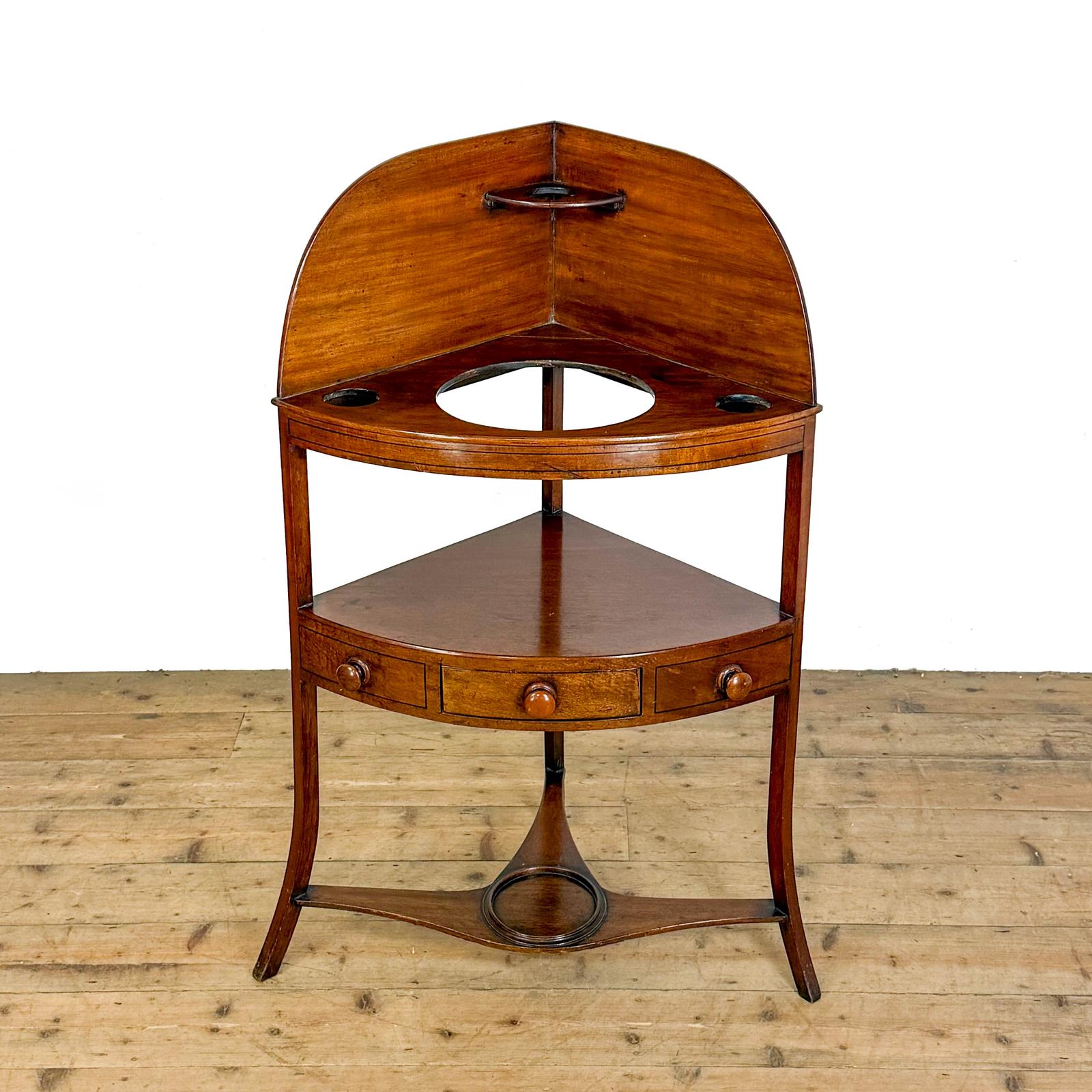 Antique Mahogany Corner Washstand (1 of 10) Antique Mahogany Corner Washstand (1 of 10)
