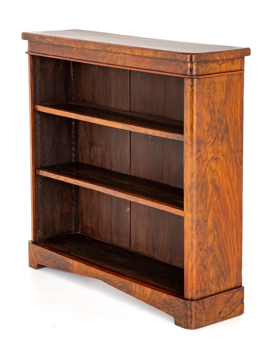 Victorian Walnut Open Bookcase (1 of 8) Victorian Walnut Open Bookcase (1 of 8)