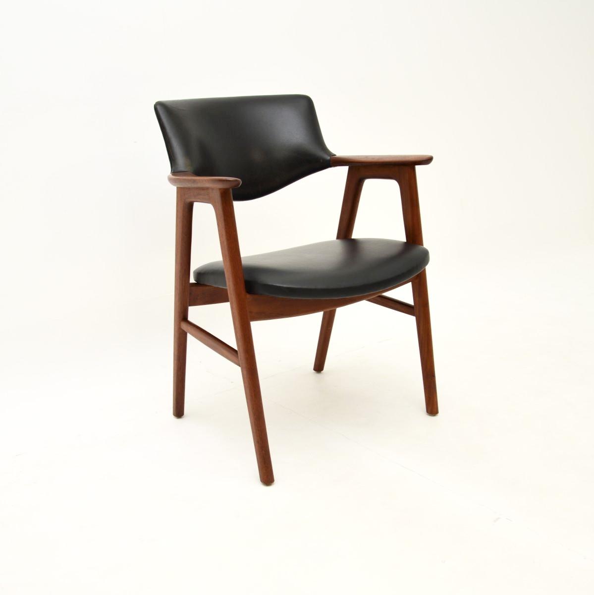 Danish Vintage Teak & Leather Model 42 Armchair by Erik Kirkegaard (1 of 15) Danish Vintage Teak & Leather Model 42 Armchair by Erik Kirkegaard (1 of 15)