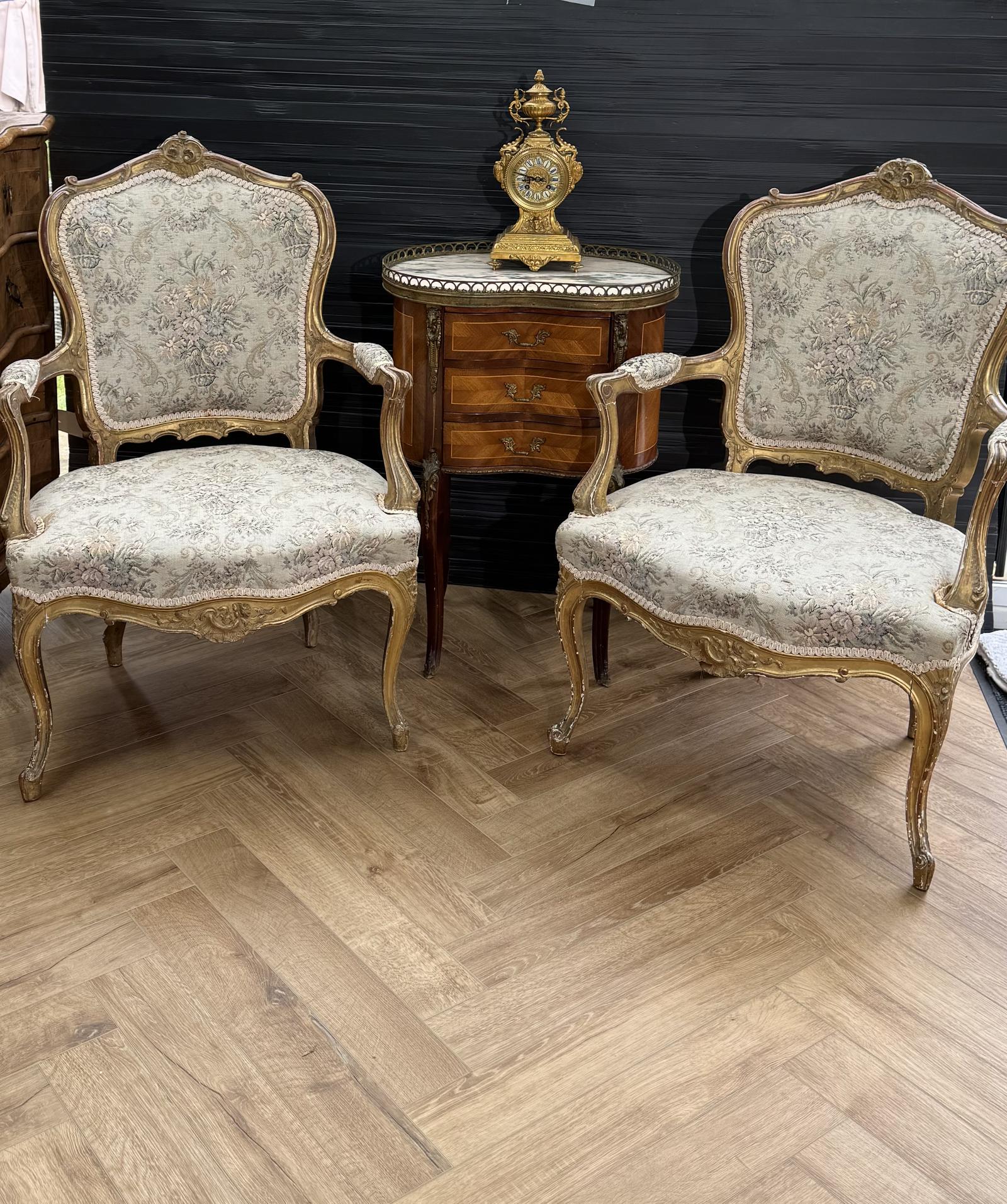 Pair of Louis XV Chairs (1 of 12)