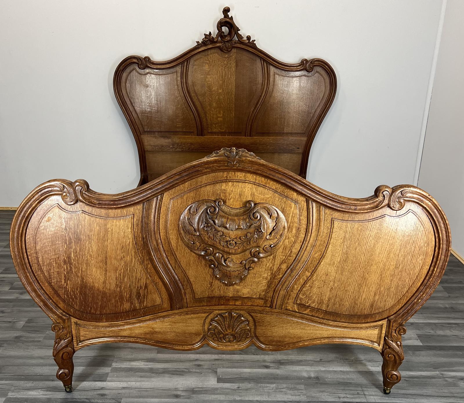 Amazing Rare Carved French Antique Double Bed (1 of 13) Amazing Rare Carved French Antique Double Bed (1 of 13)