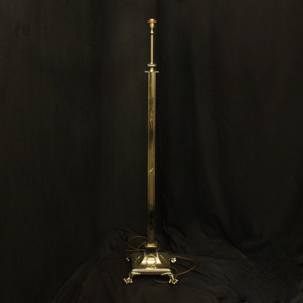 English Telescopic Brass Antique Standard Lamp (1 of 10) English Telescopic Brass Antique Standard Lamp (1 of 10)