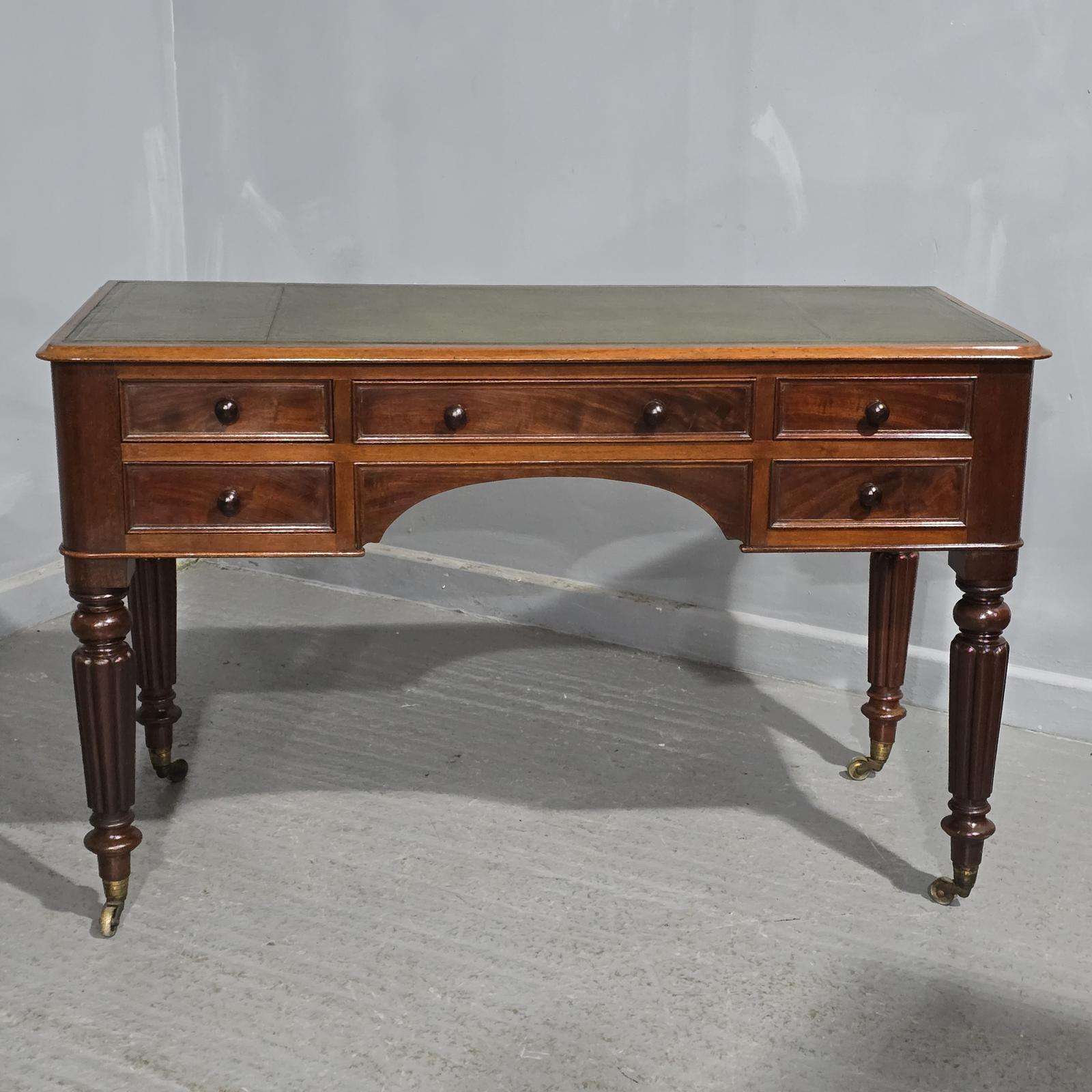 English Mahogany Knee Hole Desks - main image