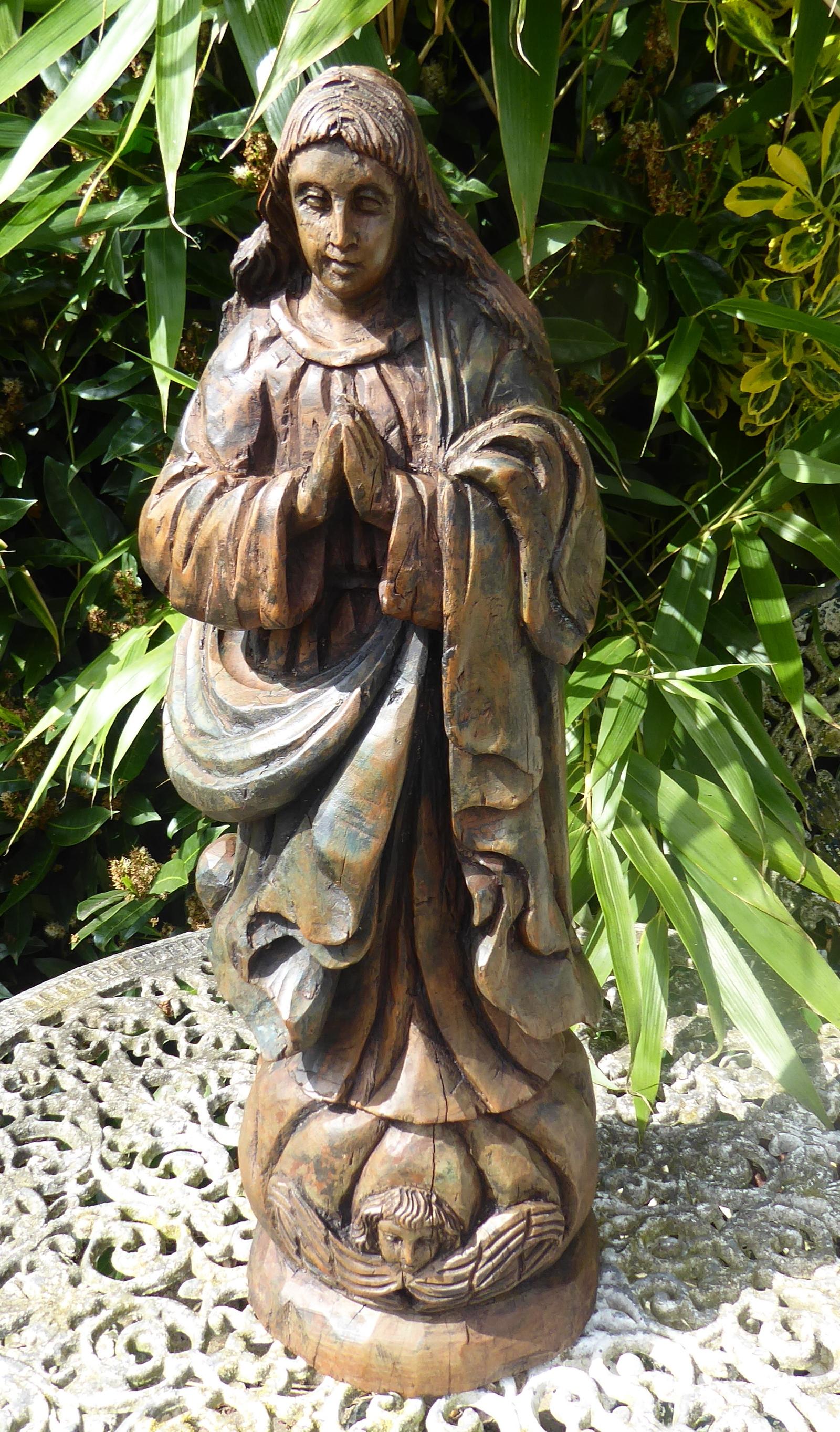 Statue of a Saint Oak Height 20 Inch 1820 (1 of 16) Statue of a Saint Oak Height 20 Inch 1820 (1 of 16)