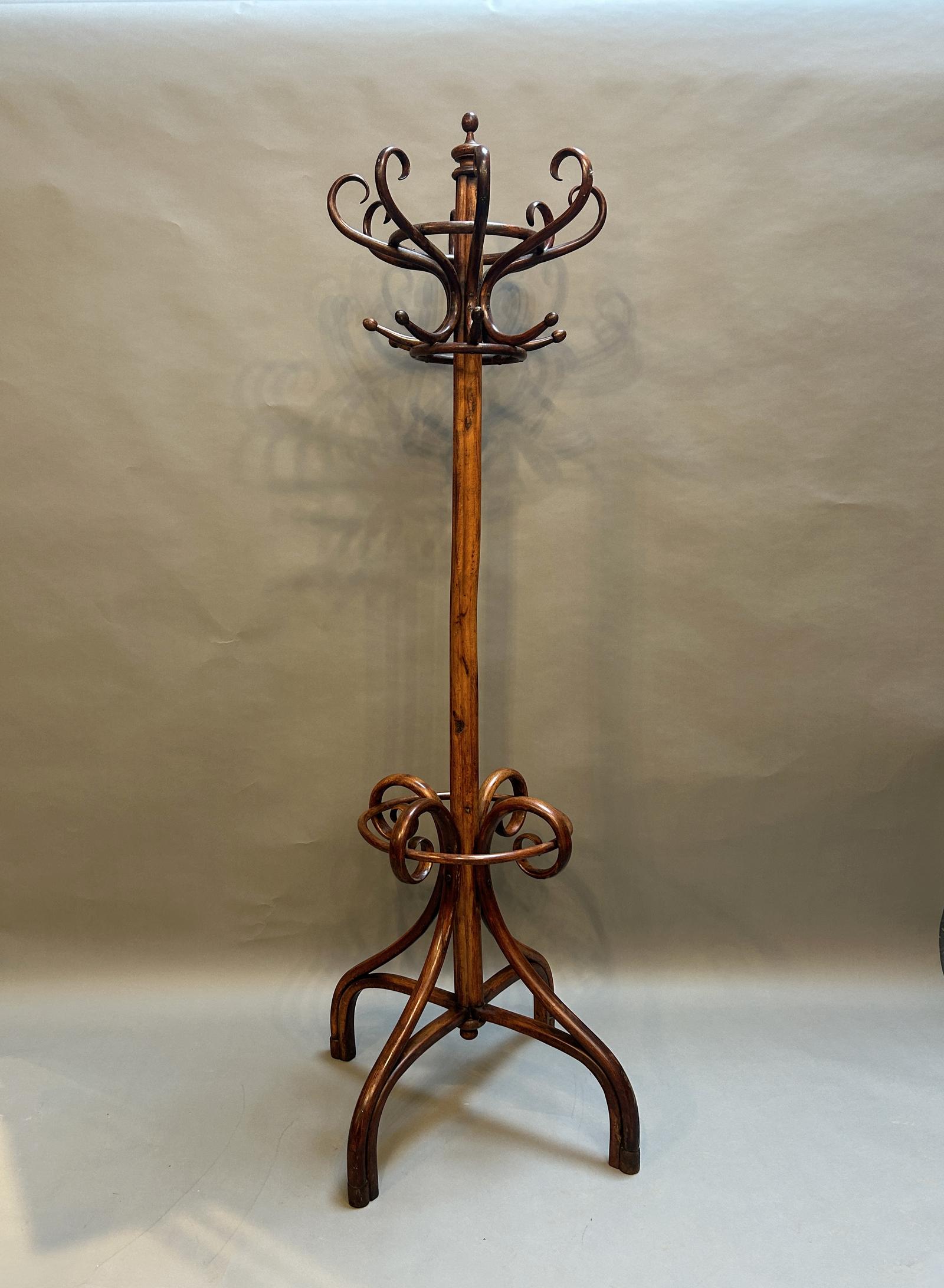 Large Bentwood Hat & Coat Stand (1 of 8)