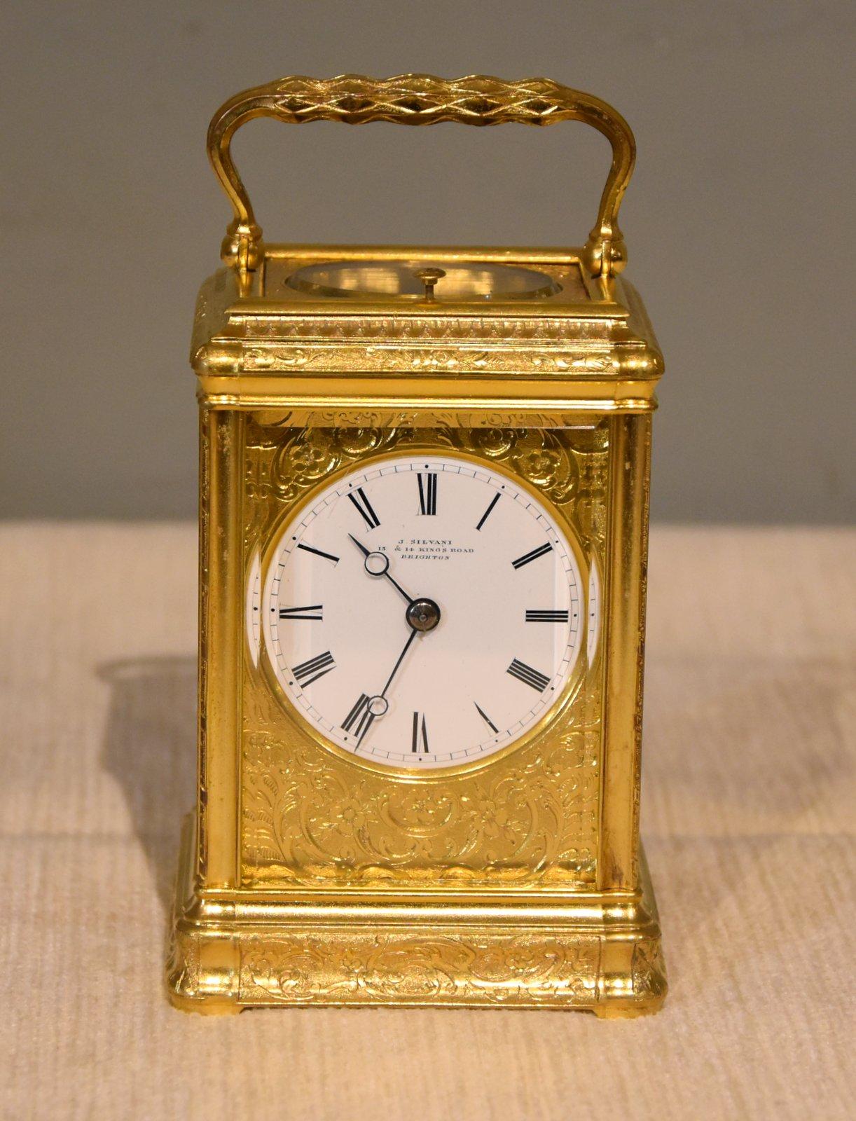 Engraved Gorge Cased Carriage Clock (1 of 5)