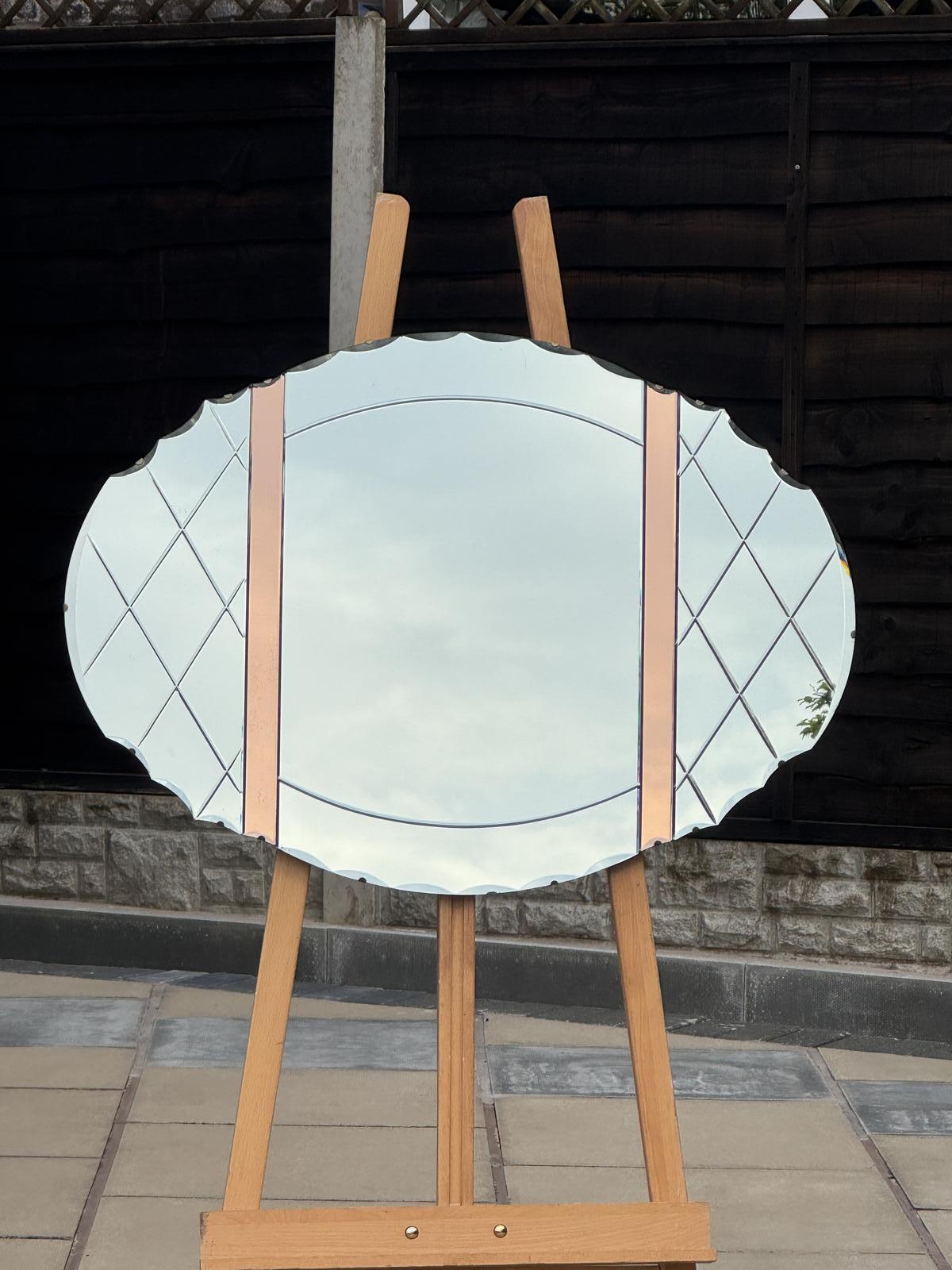 Oval Geometric Mirror (1 of 5)