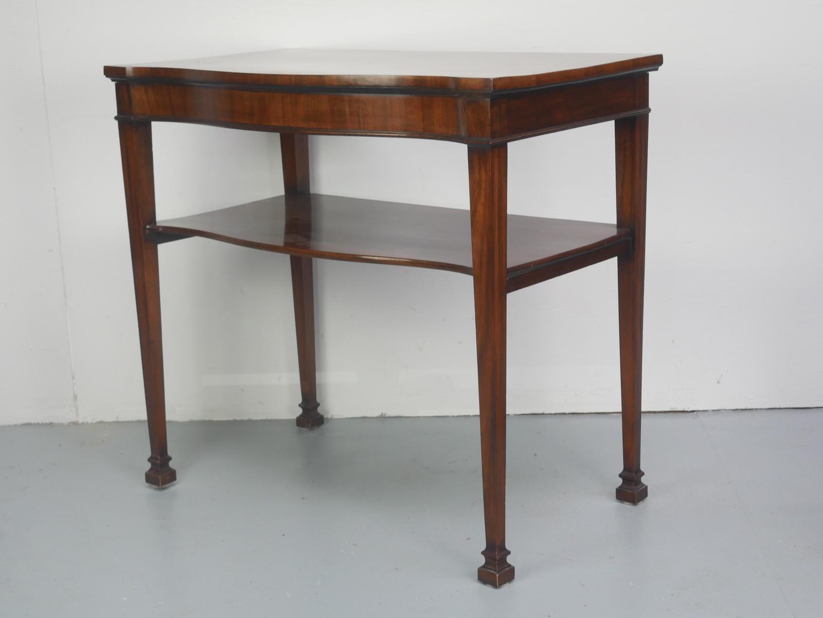 Shaped 2 Tier Side Lamp Table (1 of 11) Shaped 2 Tier Side Lamp Table (1 of 11)