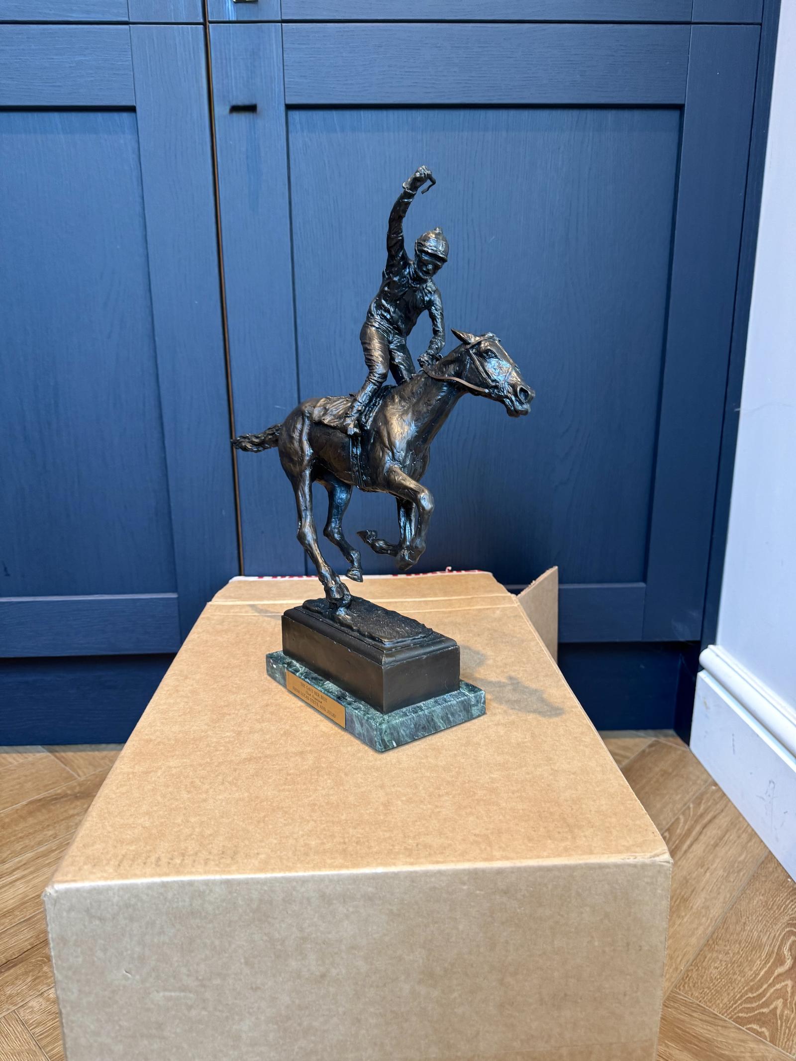 1/15 Bronze Sculpture by Rich Roenisch B 1958 (1 of 20) 1/15 Bronze Sculpture by Rich Roenisch B 1958 (1 of 20)