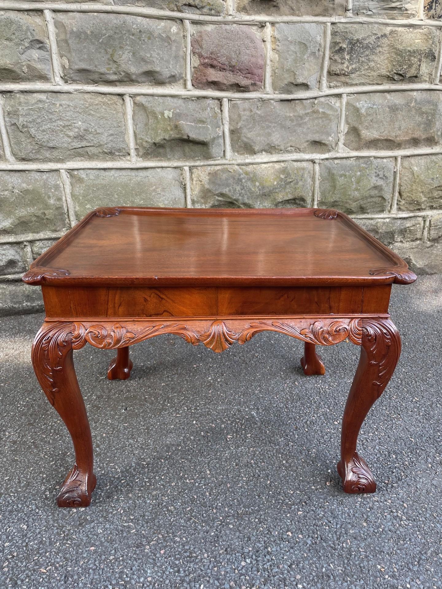 Antique Mahogany Coffee Table (1 of 9)
