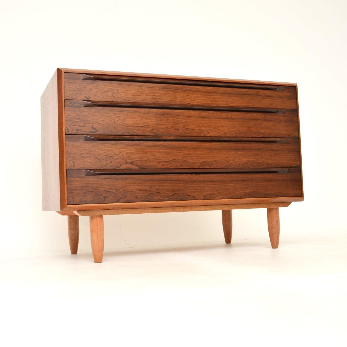 Danish Vintage Rosewood & Teak Chest of Drawers by IB Kofod Larsen (1 of 13)