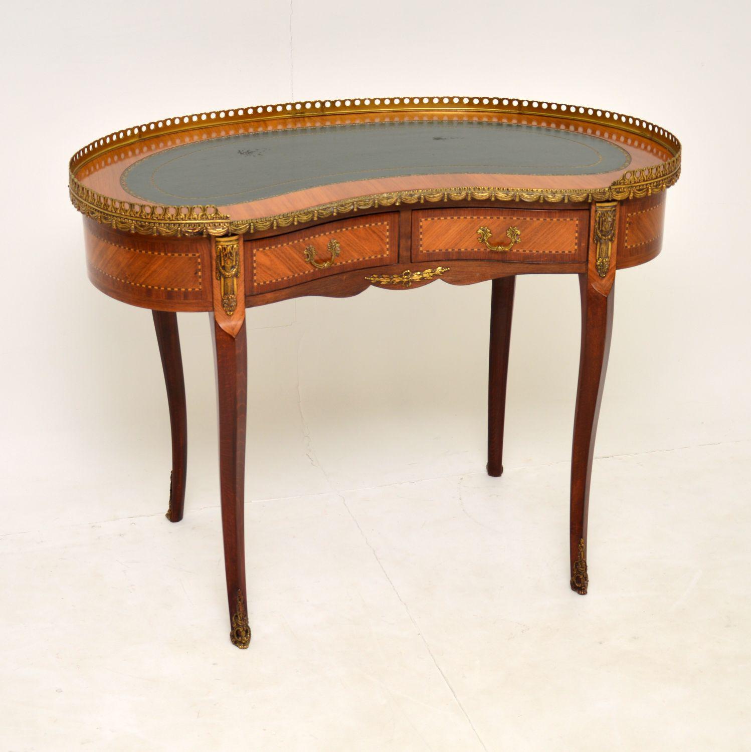 Antique French Style Kidney Shaped Desk (1 of 12) Antique French Style Kidney Shaped Desk (1 of 12)