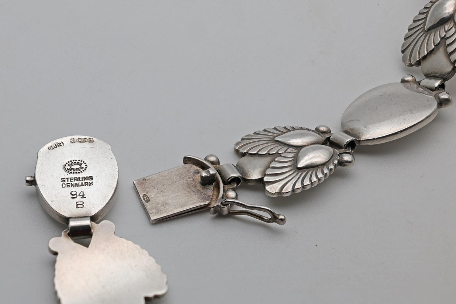 Georg Jensen Silver Necklace in Bittersweet (1 of 2)