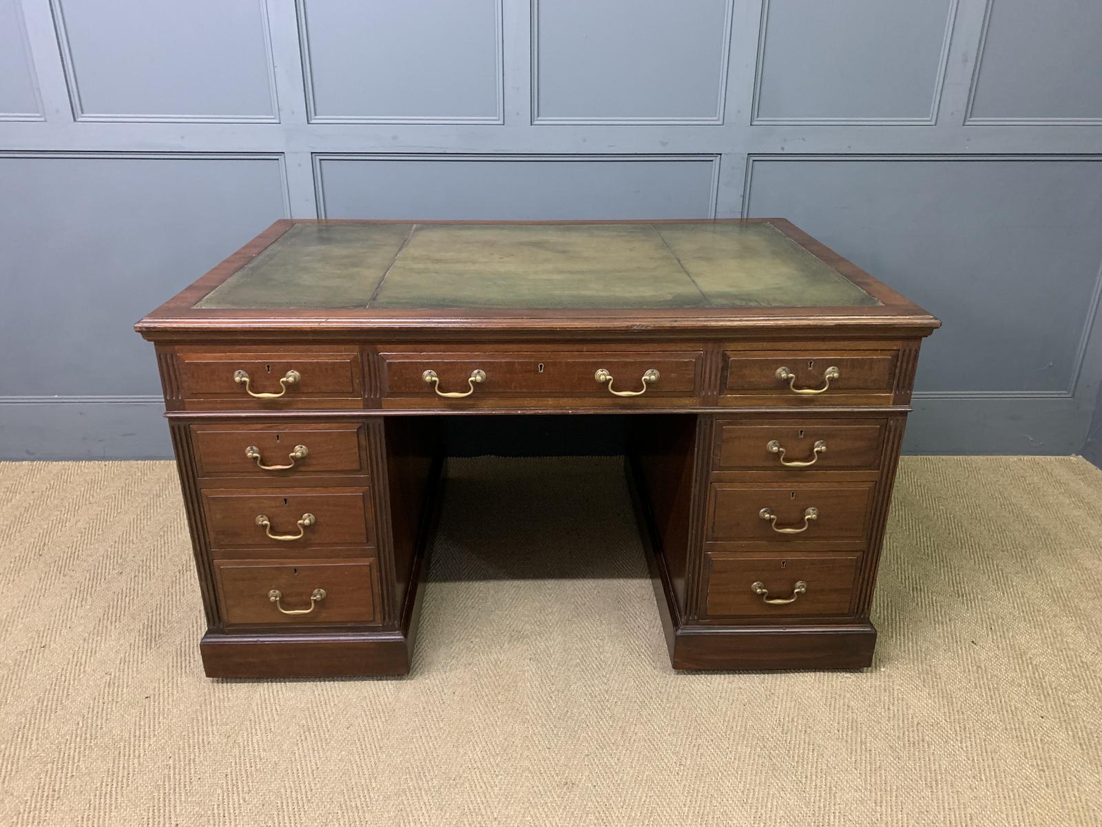Walnut Partners Pedestal Desk by Maple & Co (1 of 21)