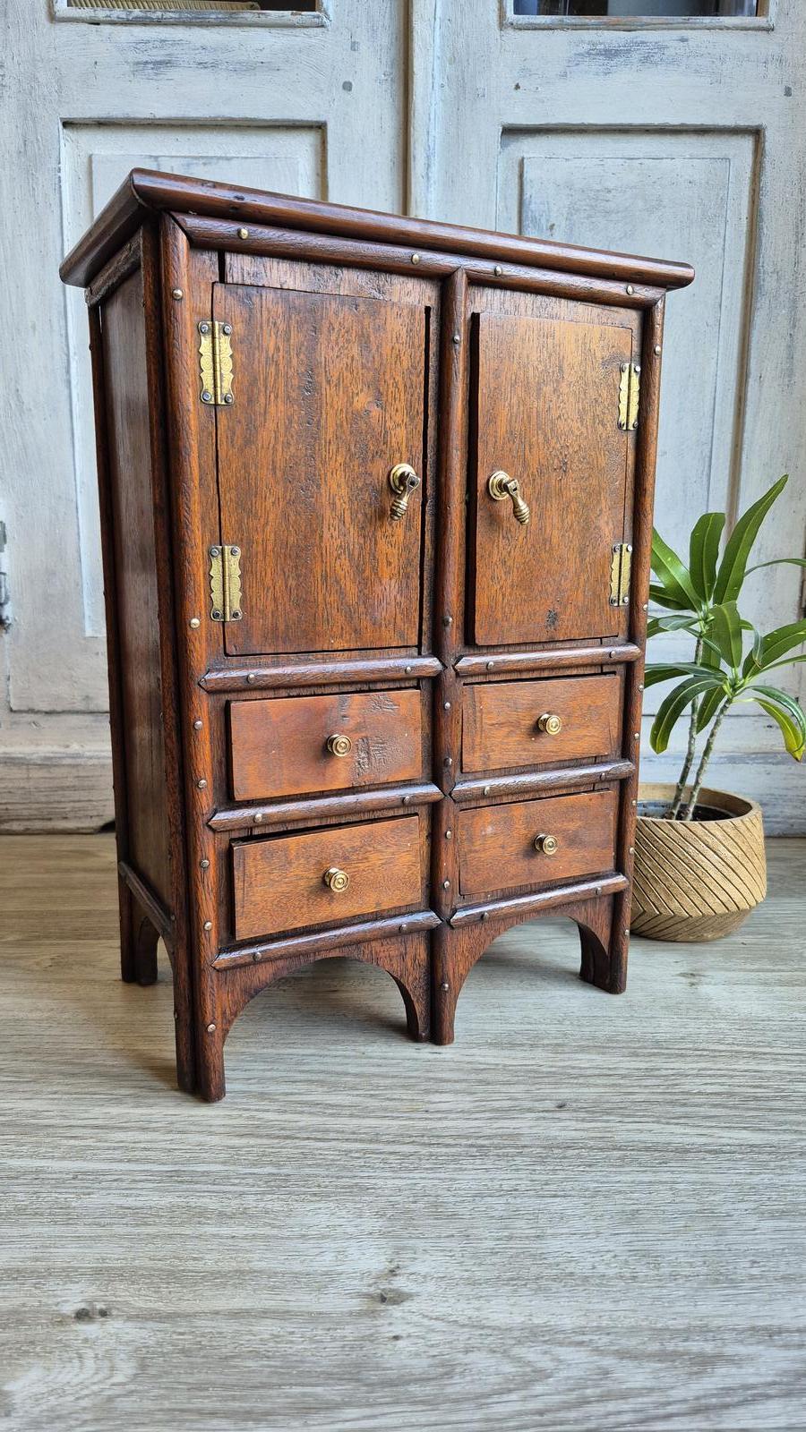 19th C. Miniature Apprentice Piece Cabinet, Antique Cabinet (1 of 22) 19th C. Miniature Apprentice Piece Cabinet, Antique Cabinet (1 of 22)