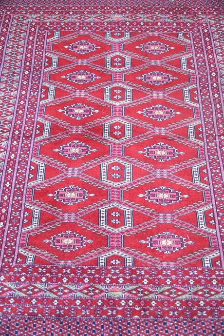 Eastern Red Wool Rug (1 of 11) Eastern Red Wool Rug (1 of 11)