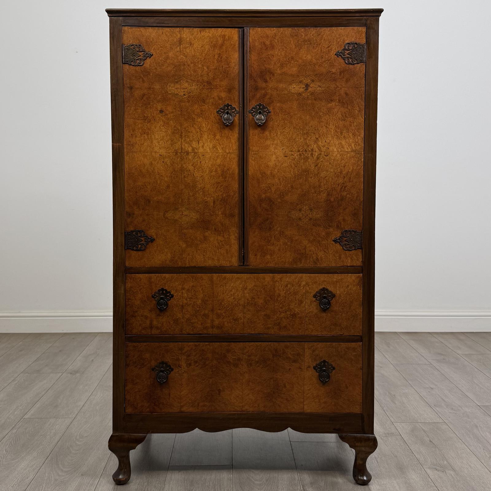 Antique 20th Century Edwardian Cupboard In Burr Walnut (1 of 12) Antique 20th Century Edwardian Cupboard In Burr Walnut (1 of 12)