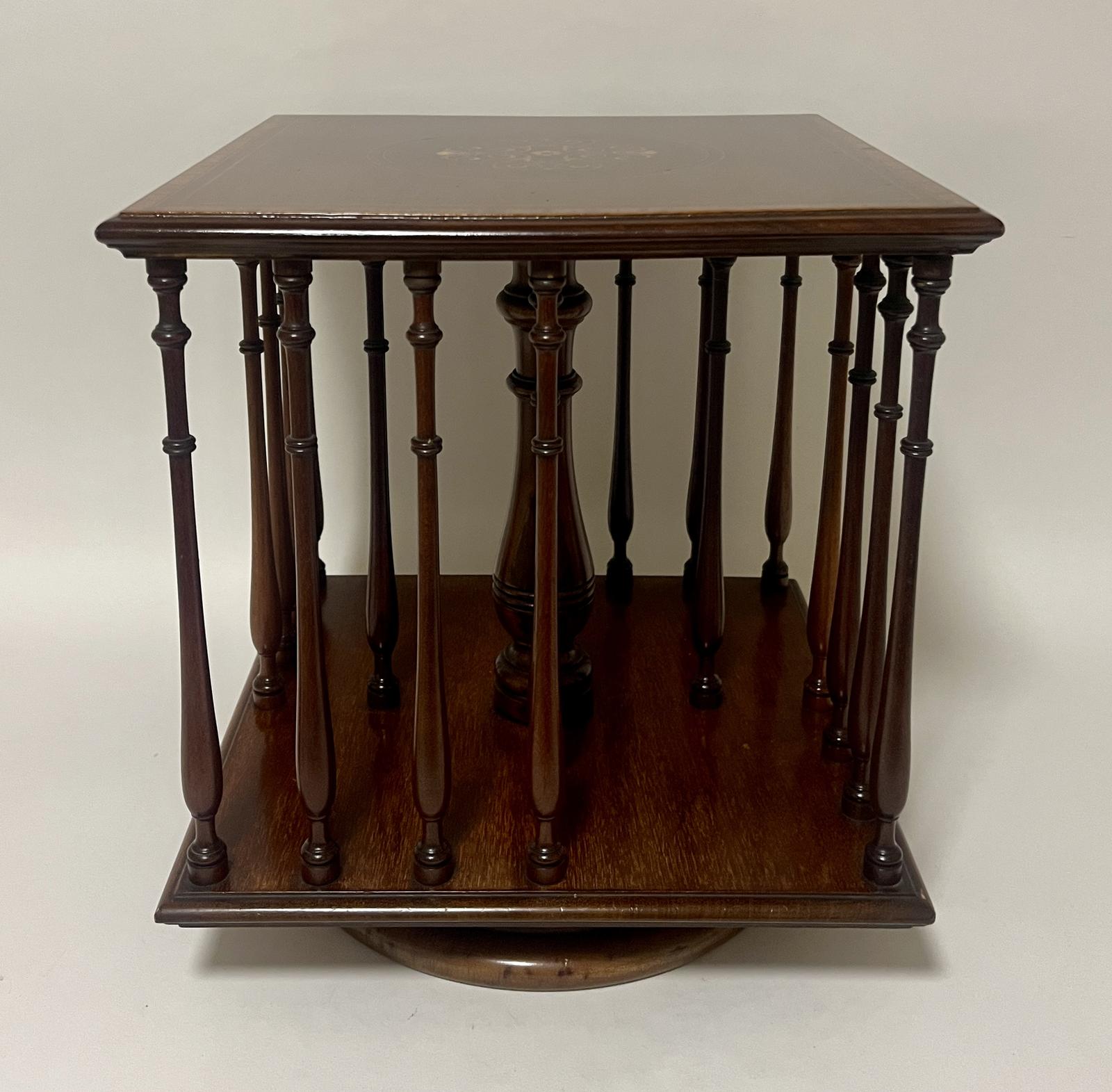 Antique Tabletop Revolving Bookcase (1 of 13)