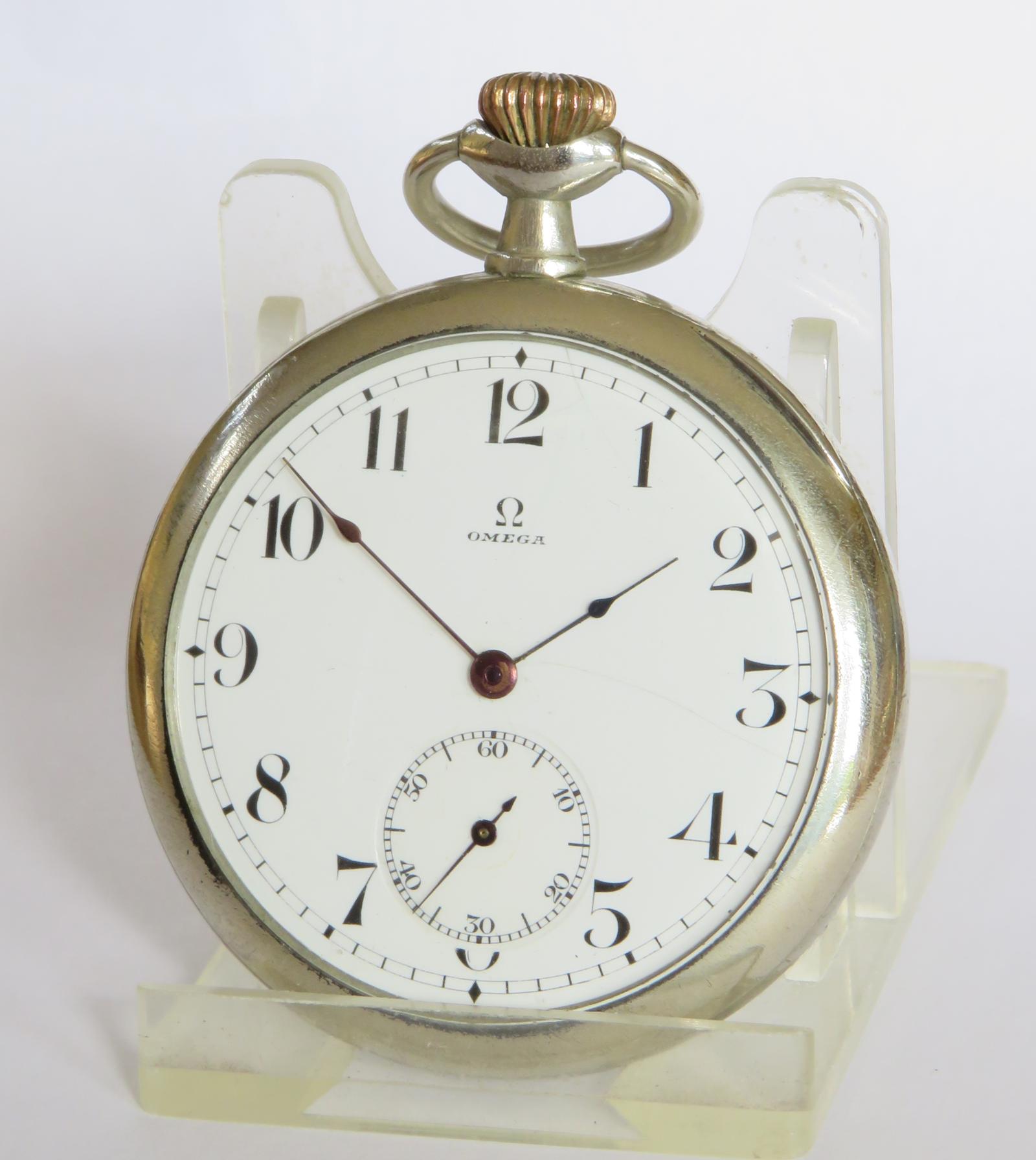 Pocket Watch : Antique Omega Pocket Watch, 1916 (1 of 5)