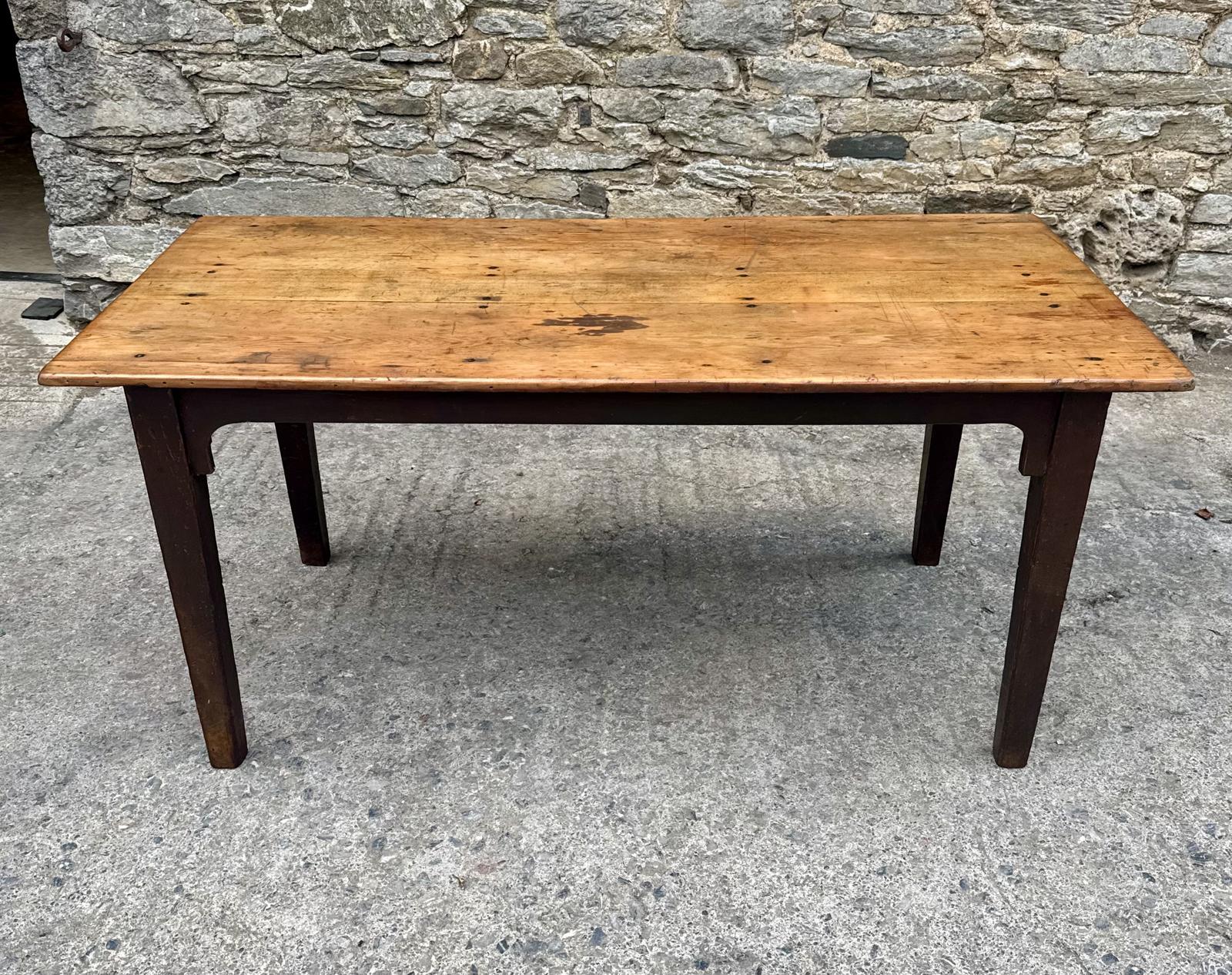Antique Pine Farmhouse Table (1 of 7)