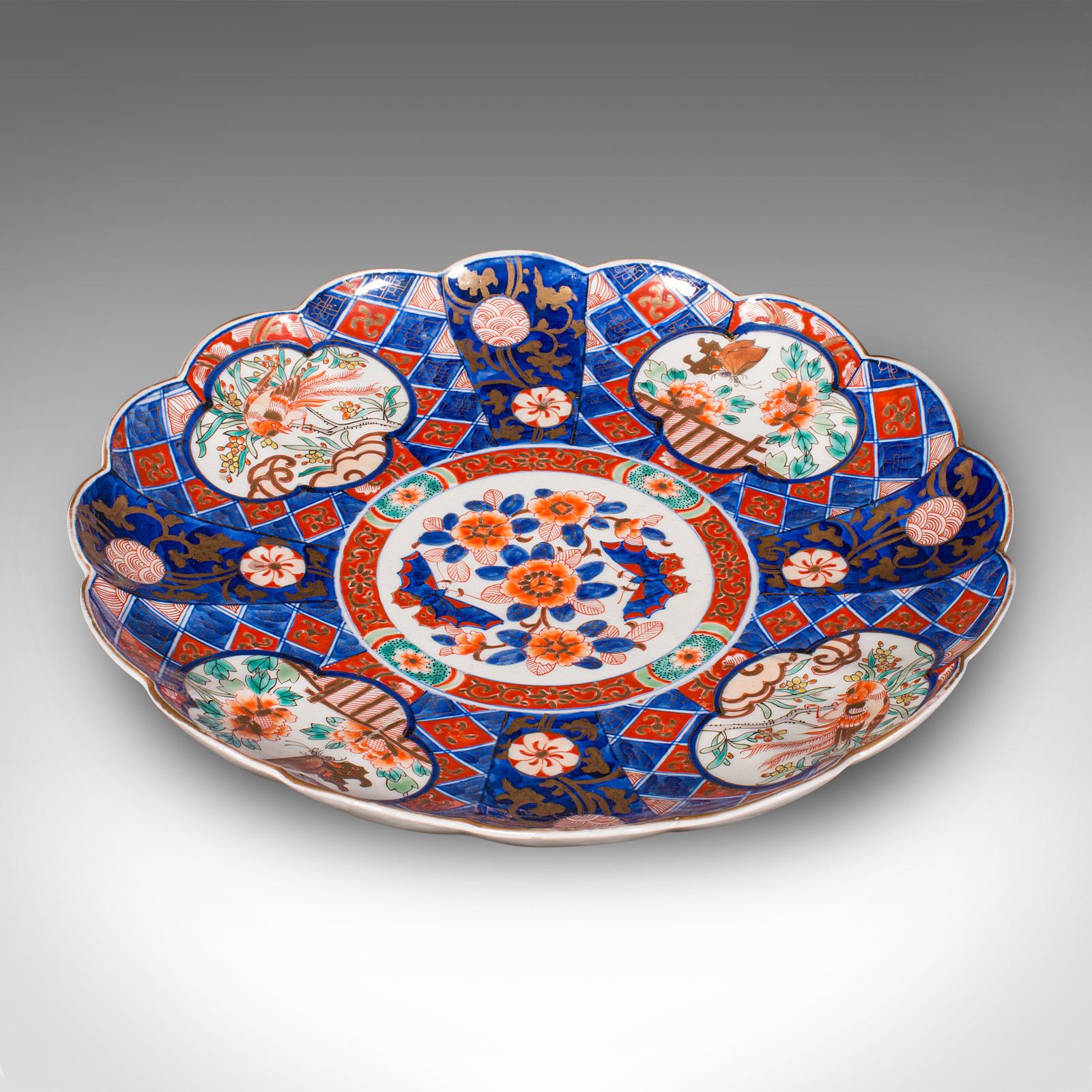 Large Antique Imari Fruit Display Plate, Japanese, Ceramic Platter, Victorian (1 of 11) Large Antique Imari Fruit Display Plate, Japanese, Ceramic Platter, Victorian (1 of 11)