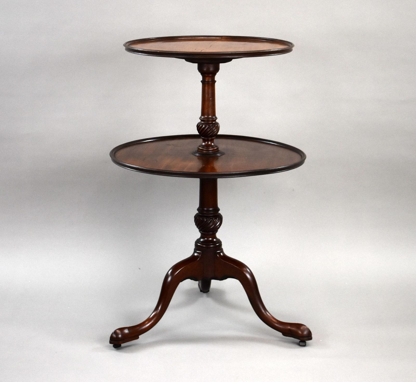 George III Mahogany Dumbwaiter (1 of 9)