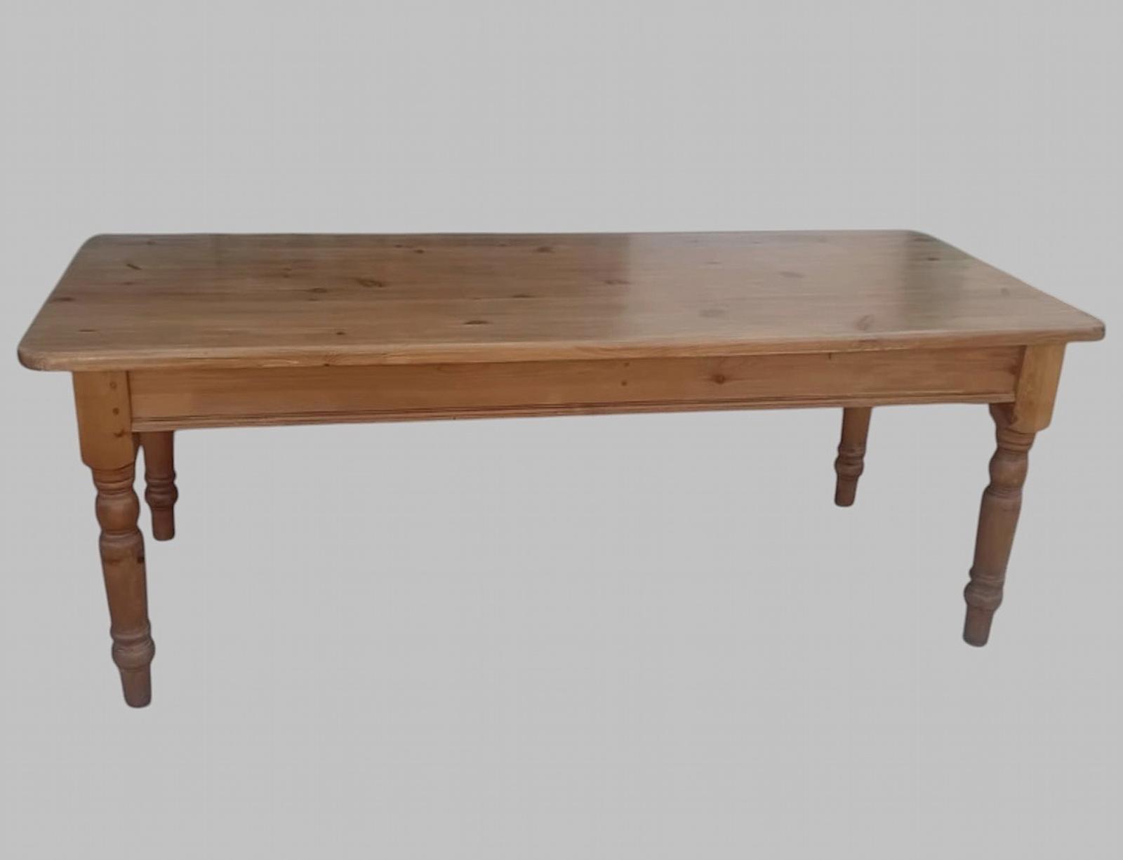 Good Sized Pine Farmhouse Dining Table (1 of 8) Good Sized Pine Farmhouse Dining Table (1 of 8)