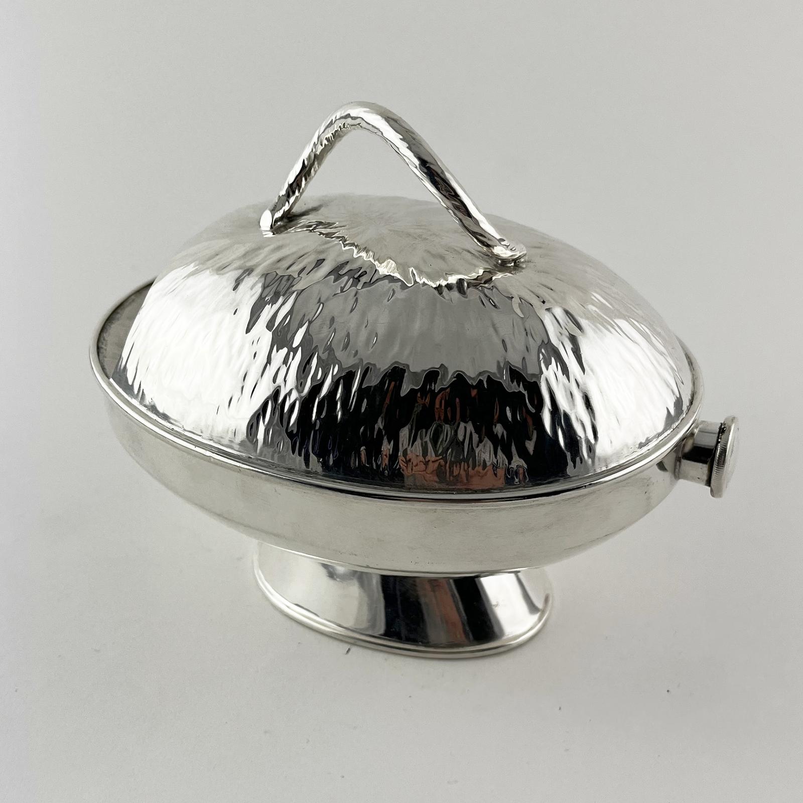 Unusual Victorian Hukin & Heath Silver Plated Spoon Warmer (1 of 7)