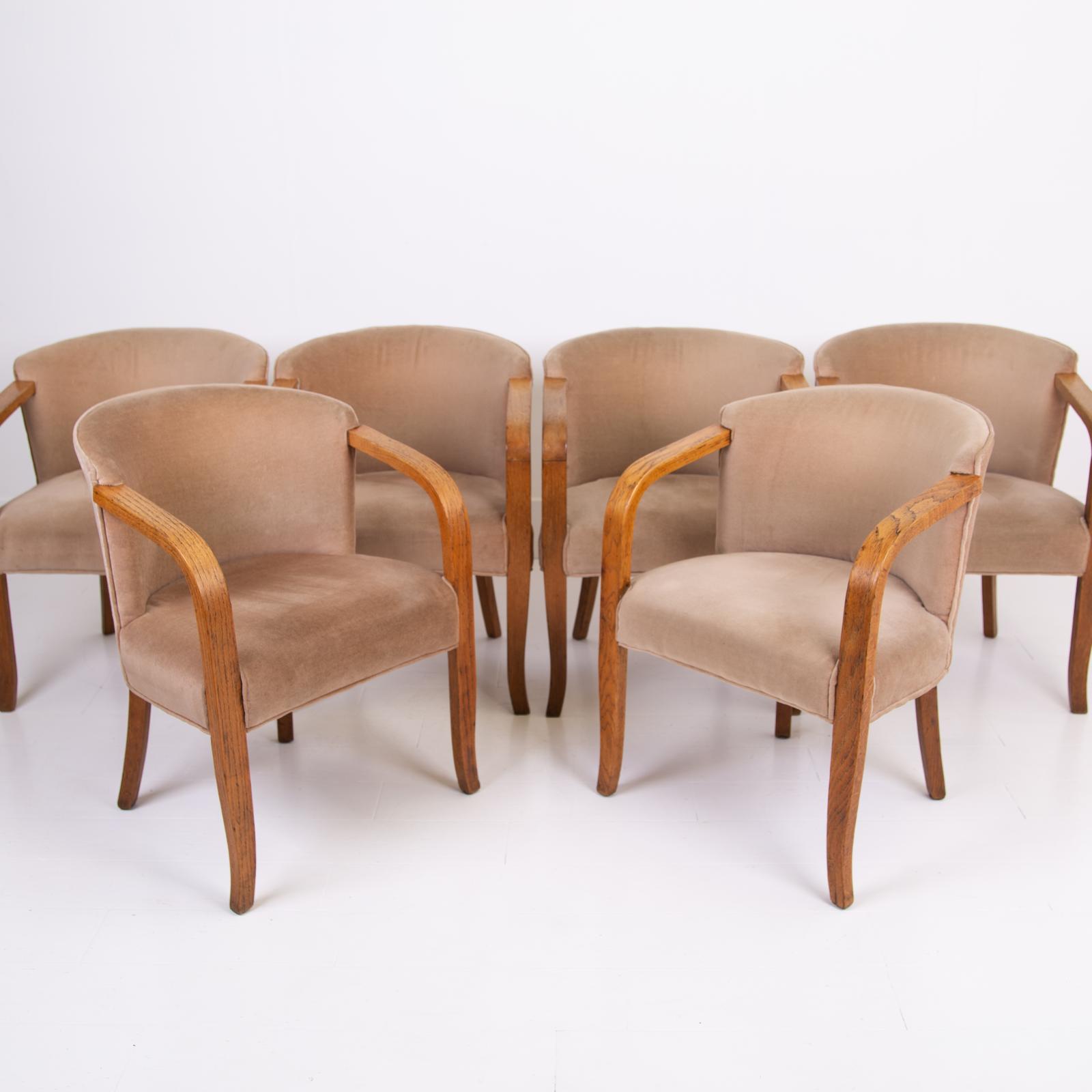 1930s Oak Club Armchair We Have 3 Remaining (1 of 14)