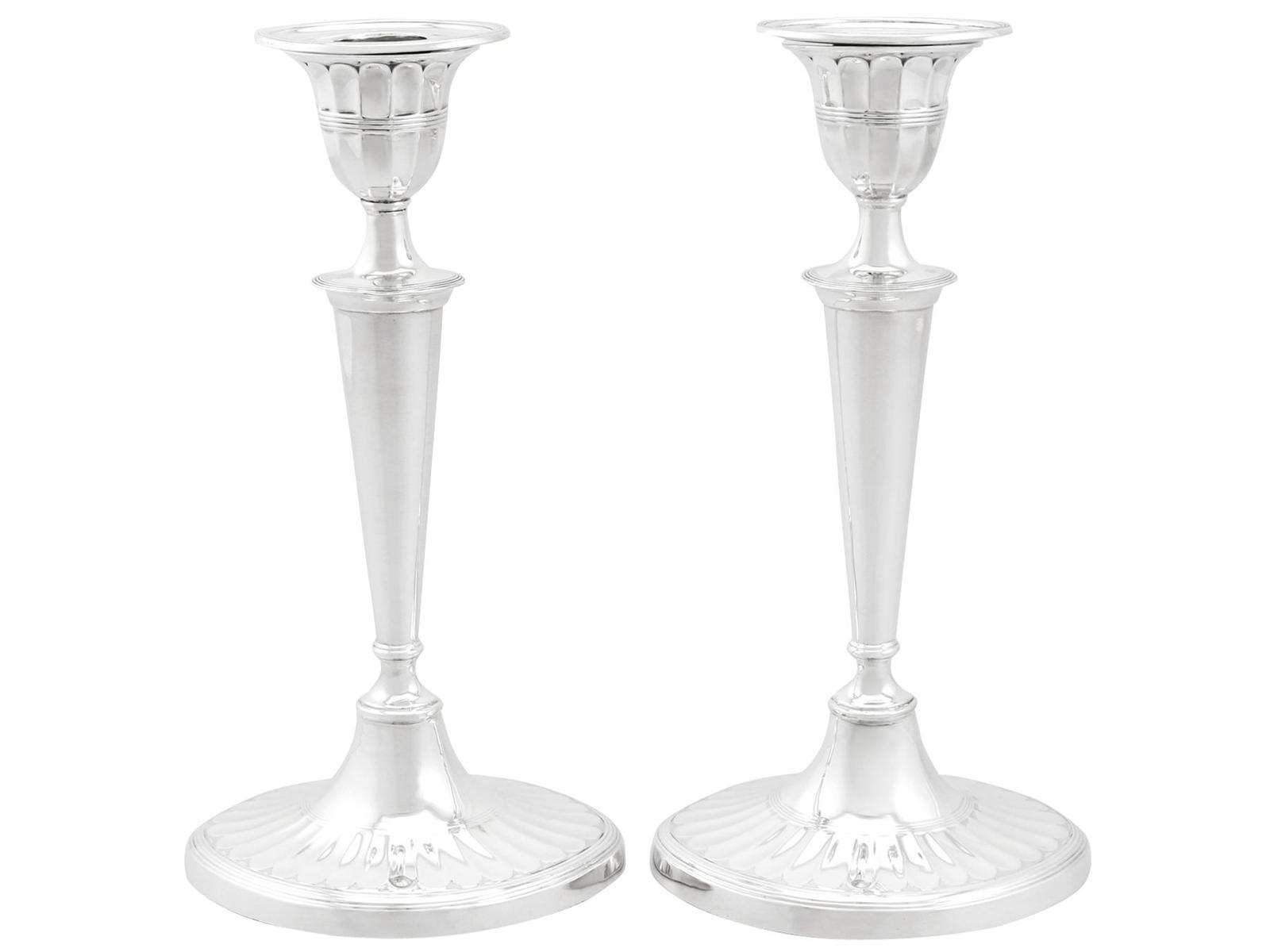 Sterling Silver Candlesticks - Adams Style - Antique Edwardian 1902 (1 of 12) Sterling Silver Candlesticks - Adams Style - Antique Edwardian 1902 (1 of 12)