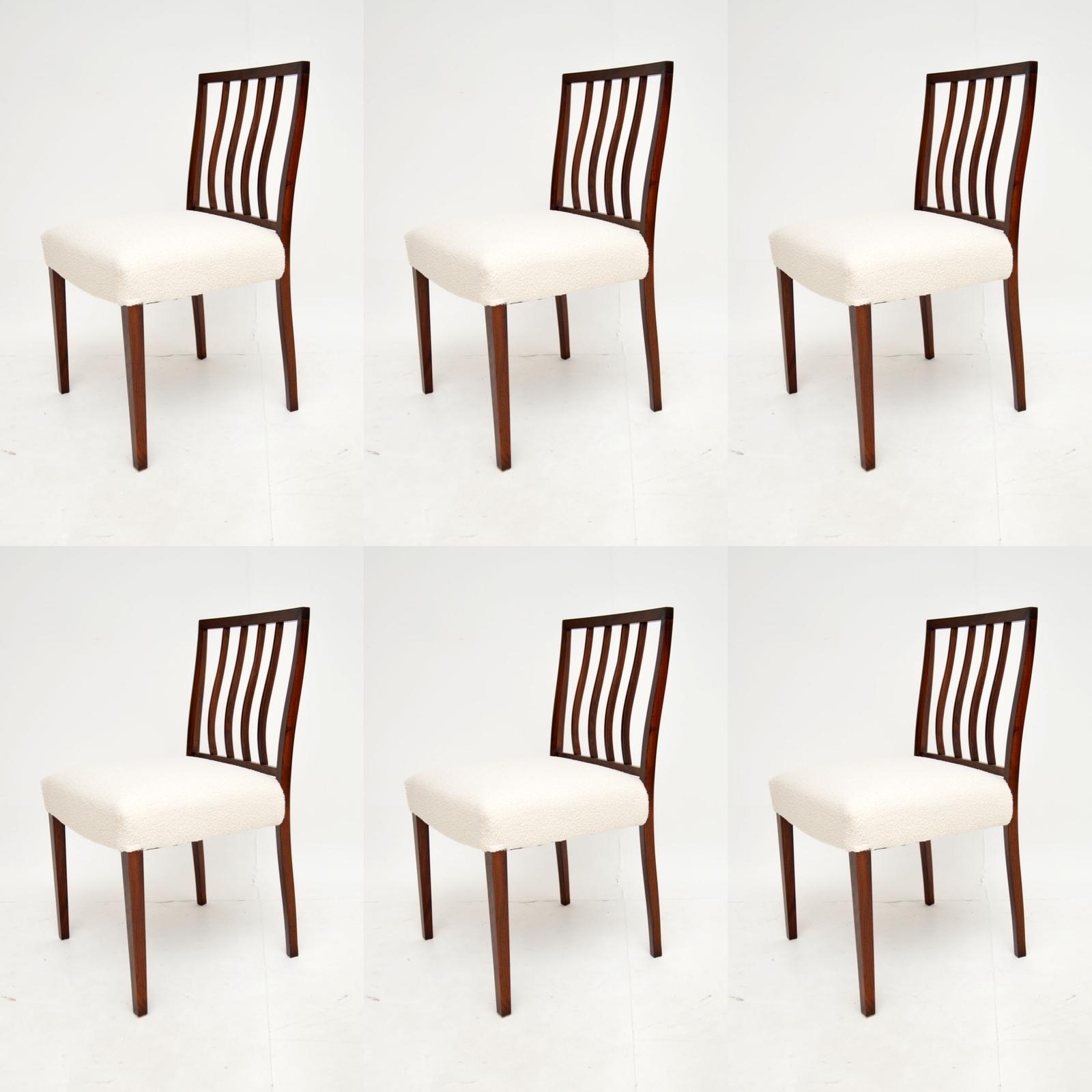 1960's Set of 6 Rosewood Dining Chairs by Robert Heritage for Archie Shine (1 of 8) 1960's Set of 6 Rosewood Dining Chairs by Robert Heritage for Archie Shine (1 of 8)