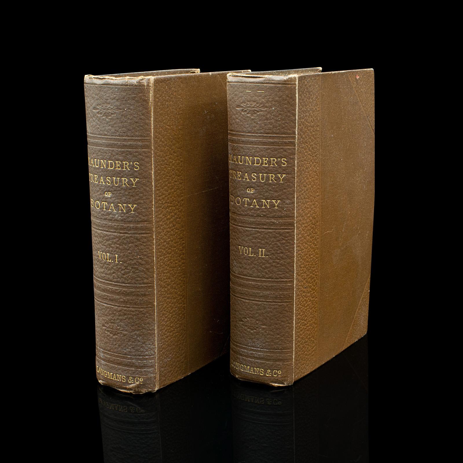 Antique Treasury of Botany, Vol 1&2, English Language, Reference Book, Victorian (1 of 12)