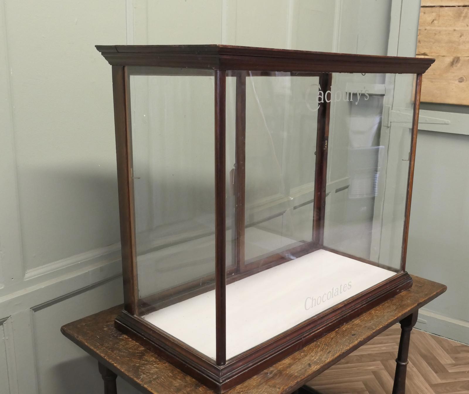 Edwardian Cadbury’s Counter Top Sweet Shop Display Cabinet (1 of 6)
