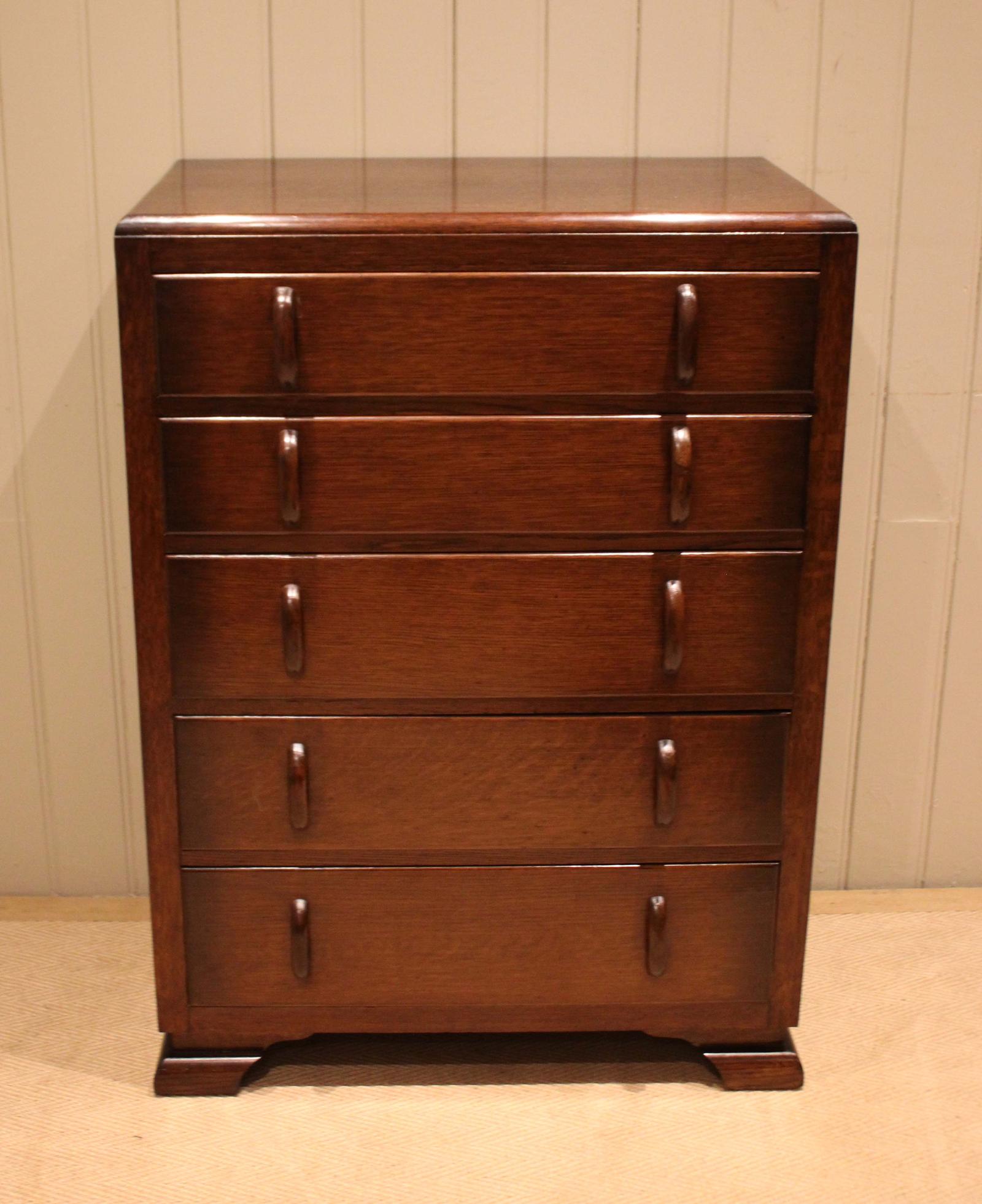 Art Deco Oak Chest of Drawers (1 of 12) Art Deco Oak Chest of Drawers (1 of 12)