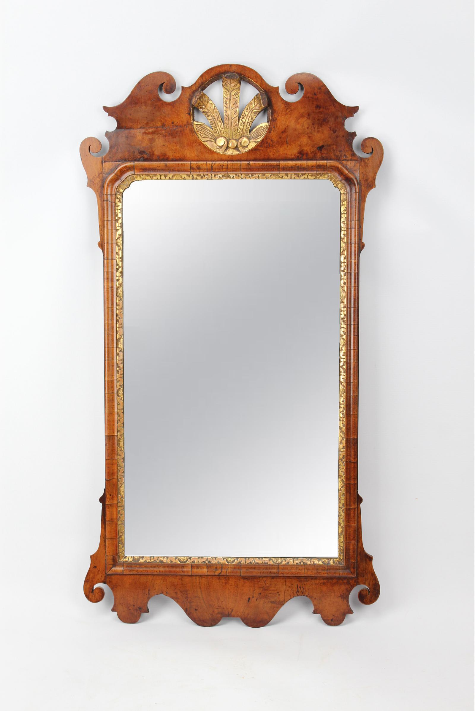 Large George II Walnut Fretwork Mirror (1 of 13) Large George II Walnut Fretwork Mirror (1 of 13)