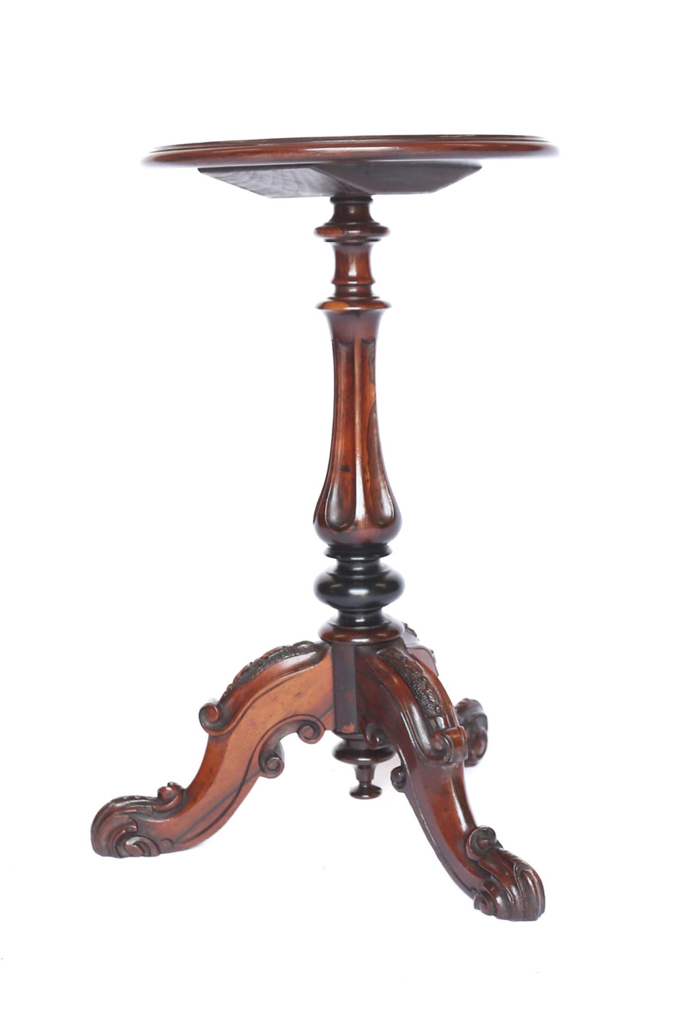 Victorian Rosewood & Carved Lamp Table (1 of 6) Victorian Rosewood & Carved Lamp Table (1 of 6)