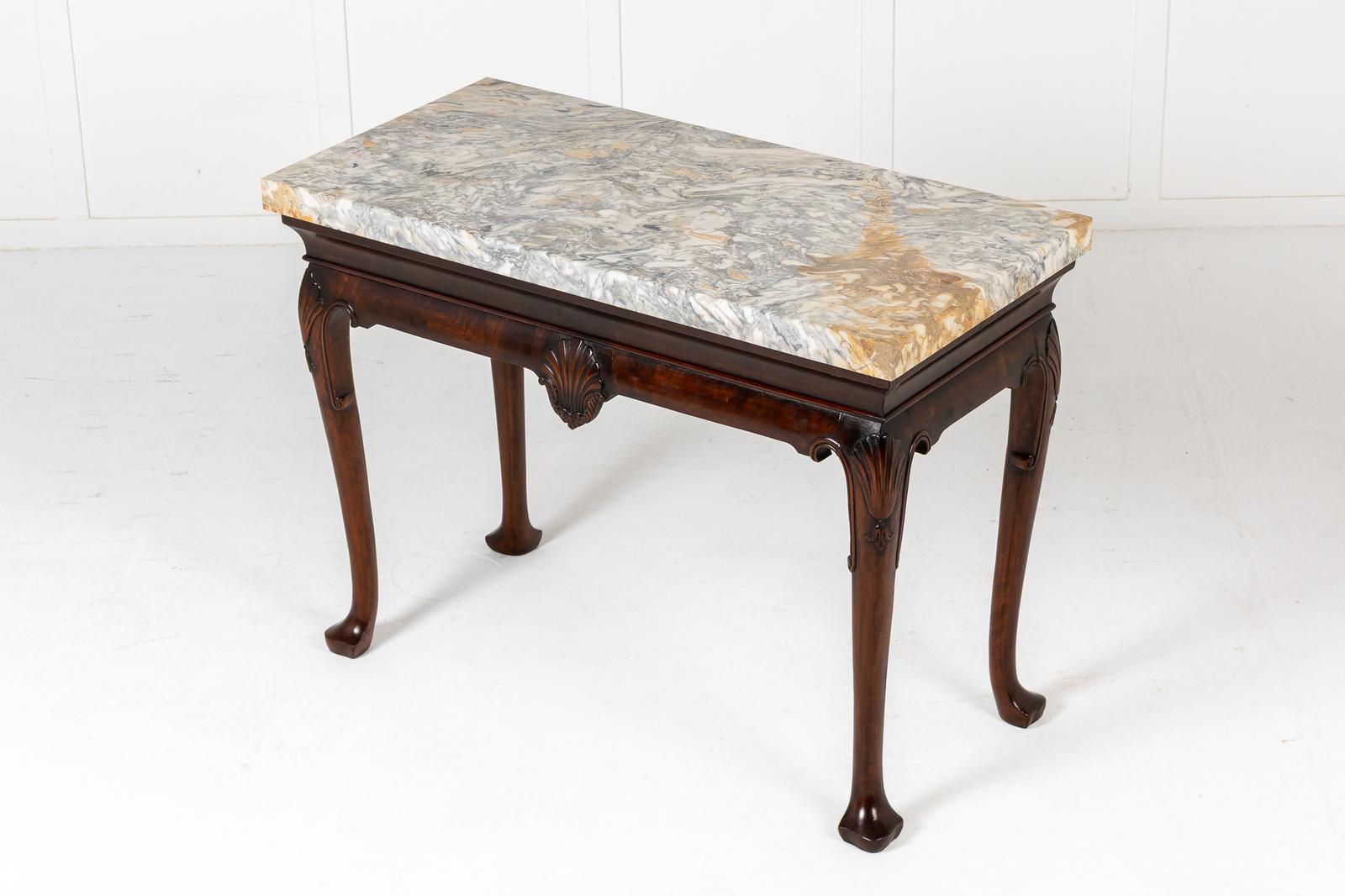 George I Style English Mahogany Side Table (1 of 1)