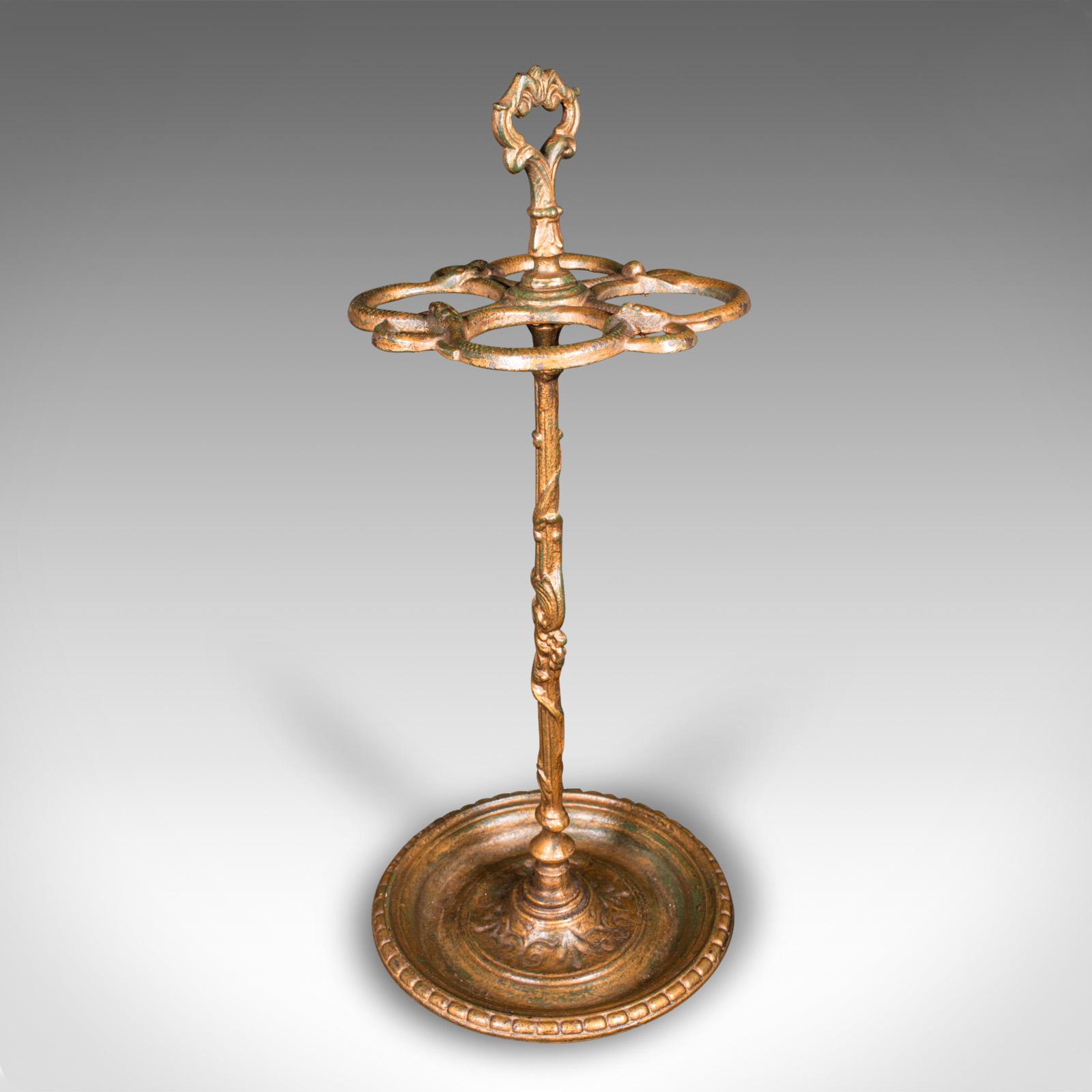 Antique Gentleman's Stick Stand, English, Hallway Umbrella Loop, Victorian, 1860 (1 of 10)