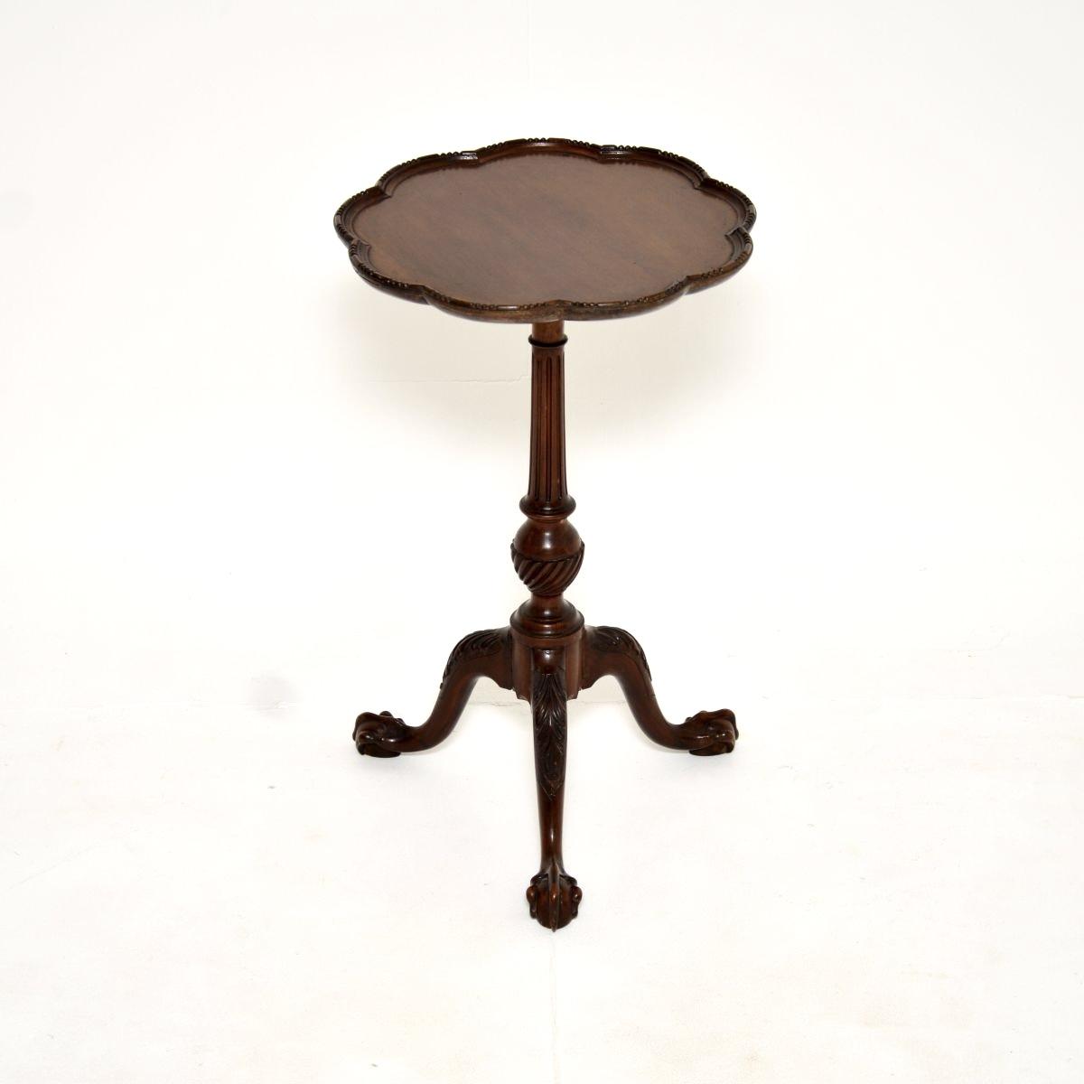 Antique Mahogany Occasional Side Table (1 of 6)