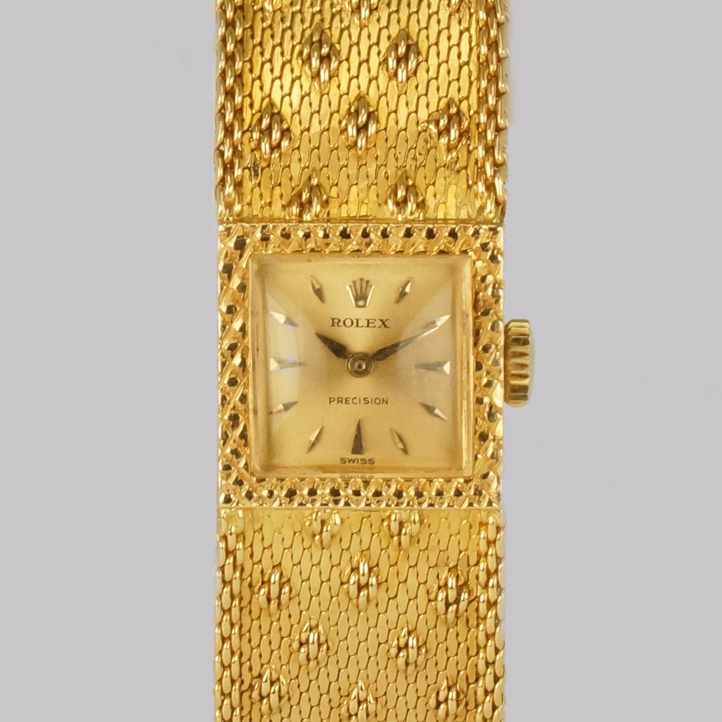 Vintage Rolex Precision 18ct Gold Bracelet Watch Ladies 1960s Rolex Watch with Box (1 of 18) Vintage Rolex Precision 18ct Gold Bracelet Watch Ladies 1960s Rolex Watch with Box (1 of 18)